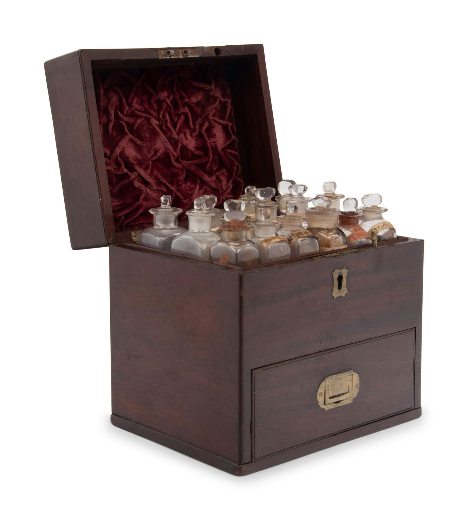 A Regency Mahogany Domestic Medicine Chest (1 of 5)