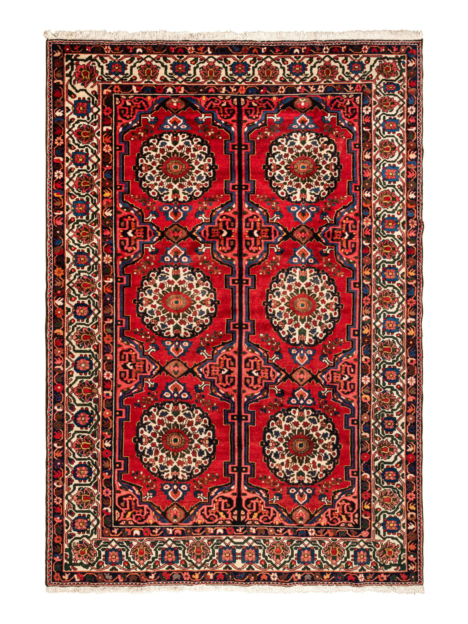 A Bakhtiari Wool Rug (1 of 4)