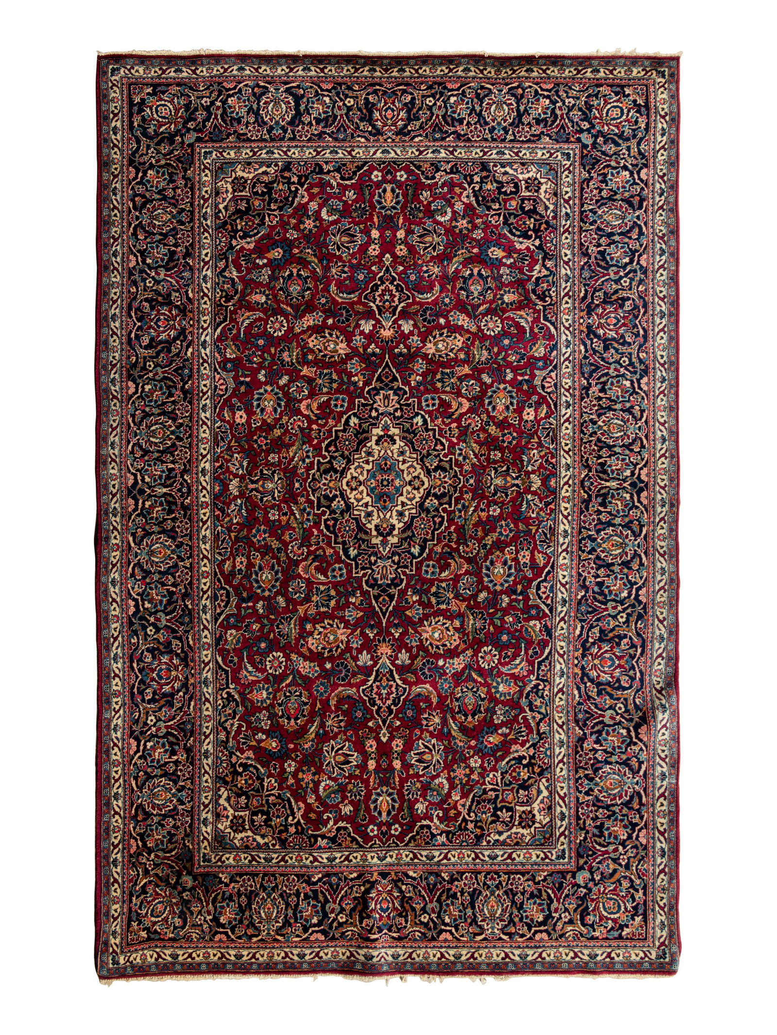 A Kashan Wool Rug (1 of 5)