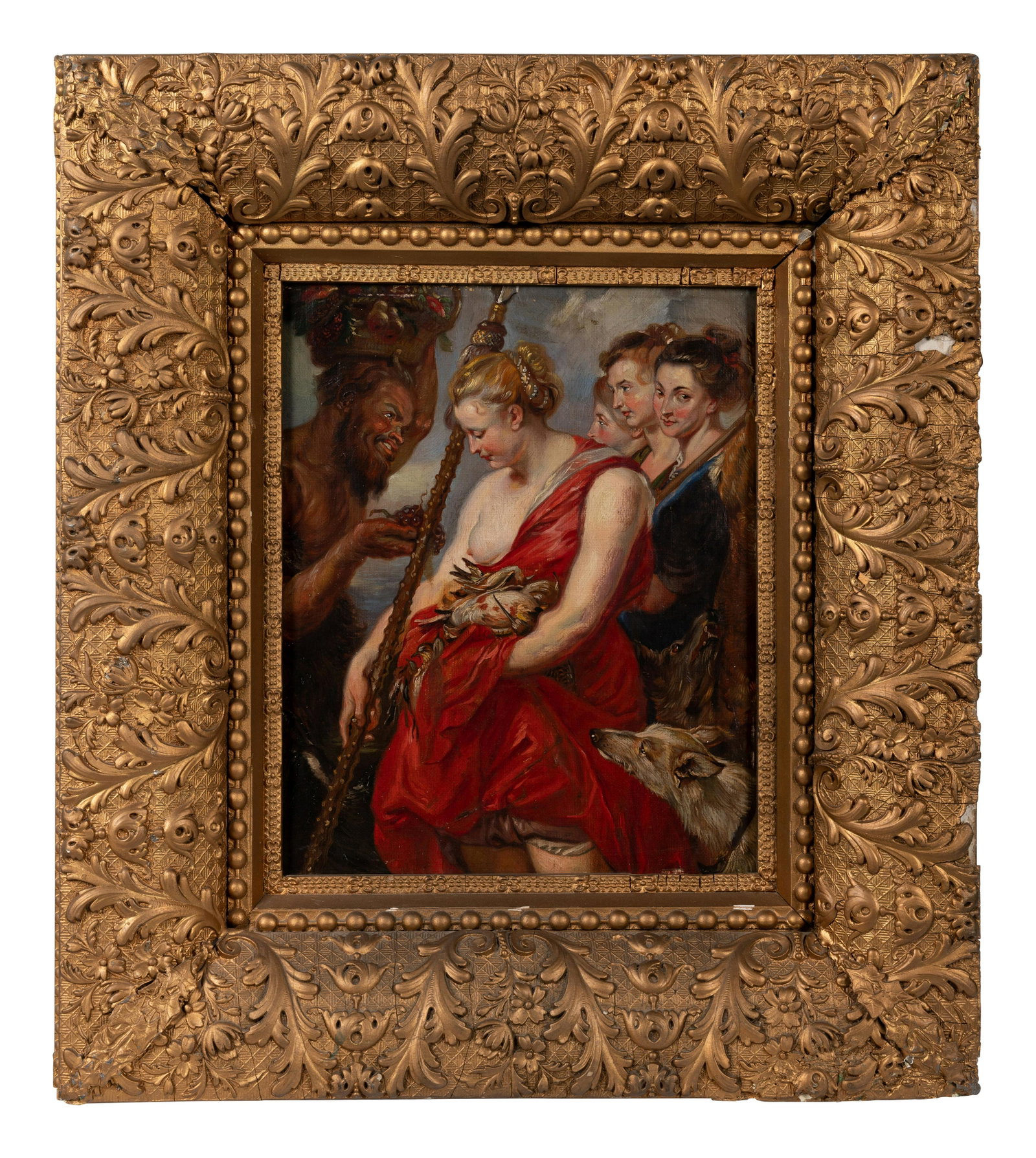 After Peter Paul Rubens (Flemish, 1577-1640): After Peter Paul Rubens (Flemish, 1577-1640) Diana Returning from the Hunt oil on canvas laid to board 13 1/2 x 11 1/8 inches. Property from a Private Collector, Lincolnwood, Illinois