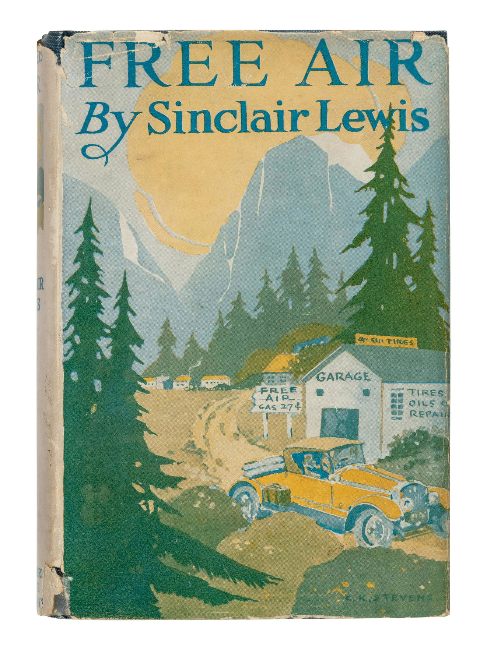 LEWIS, Sinclair. Free Air. New York: Harcourt, Brace and Howe, 1919. FIRST EDITION. RARE IN THE DUST (1 of 1)