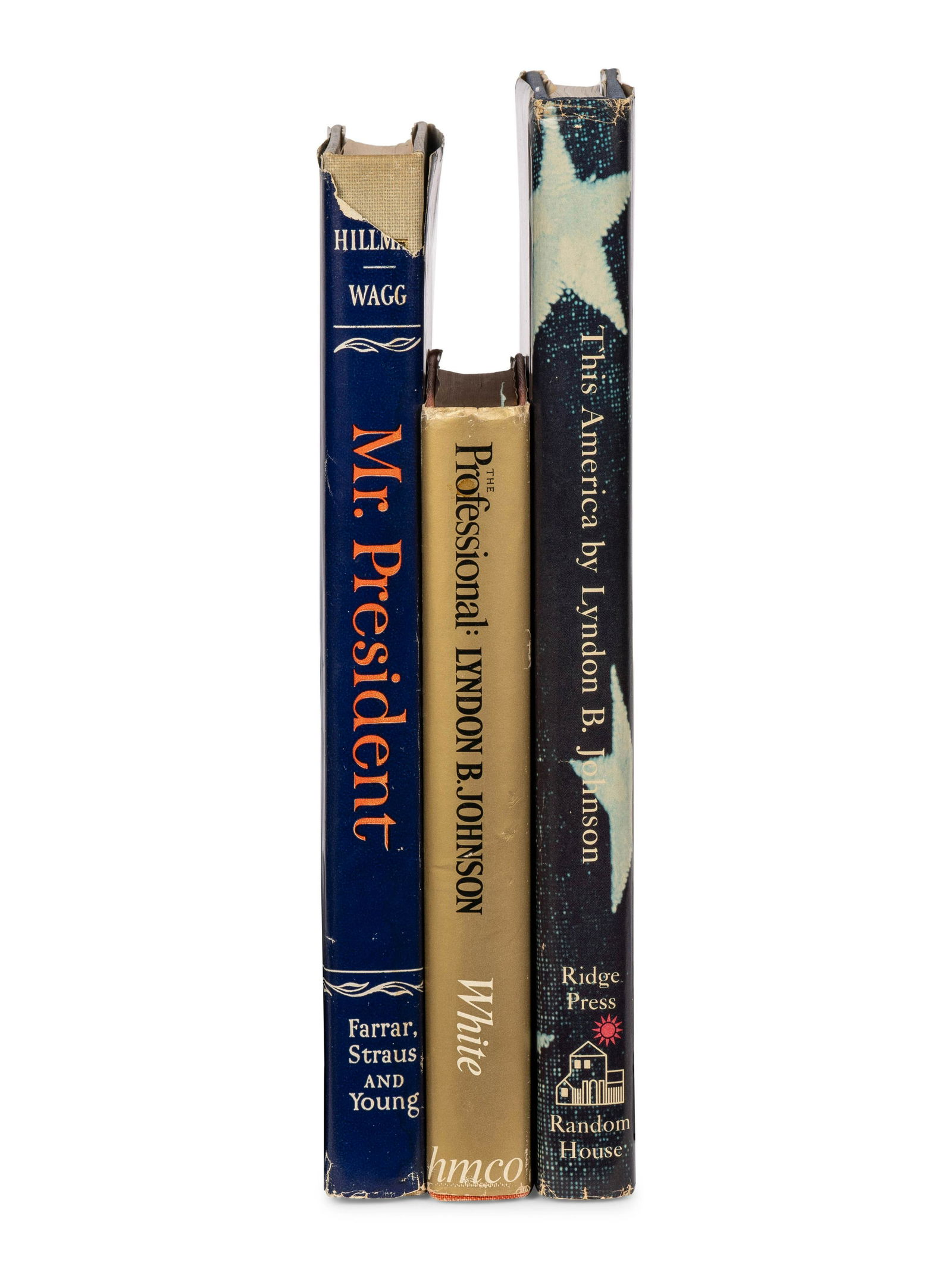 JOHNSON, Lyndon Baines. A group of 3 books, all in original bindings, ALL FIRST EDITION, all SIGNED (1 of 1)
