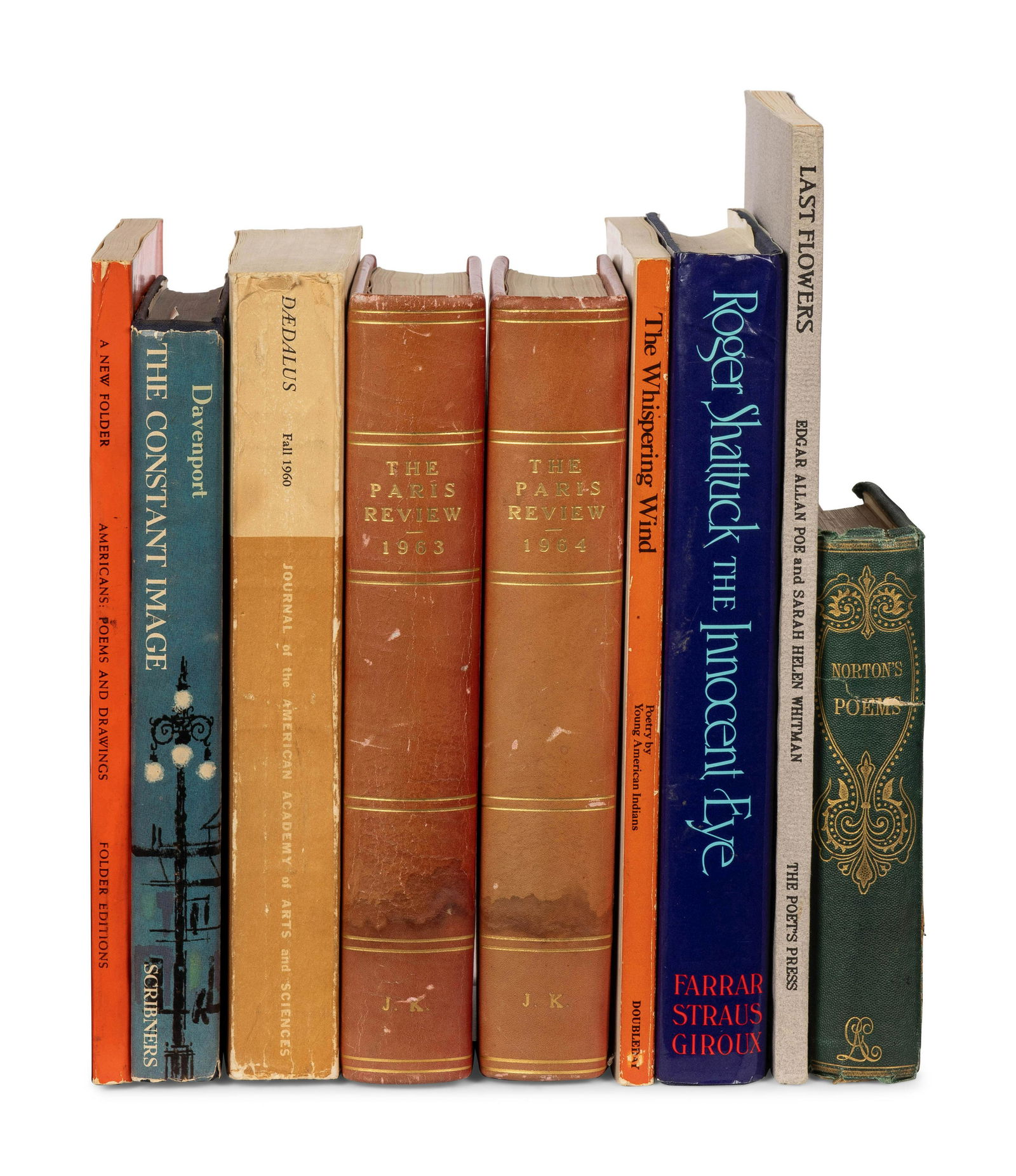 [KENNEDY ONASSIS, Jacqueline Bouvier, her copies]. A group of 8 works from her library, most FIRST (1 of 1)