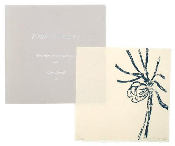 (SMITH, KIKI) BERSSENBRUGGE, MEI-MEI. Endocrinolog: (SMITH, KIKI) BERSSENBRUGGE, MEI-MEI Endocrinology. (Berkeley, California): Kelsey St. Press, 1997. Oblong 8vo, silver gilt-stamped soft cover. One of 60 copies, from a total edition of 2,000, signed 