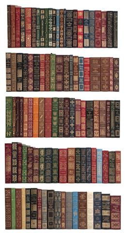 (EASTON PRESS) 100 GREATEST BOOKS. Norwalk, CT, va: (EASTON PRESS) 100 GREATEST BOOKS A collection of 100 greatest books ever written, published by the Easton Press. With two others including The Poems of Yeats, (1968) and Robinson Crusoe, (1976). Norw