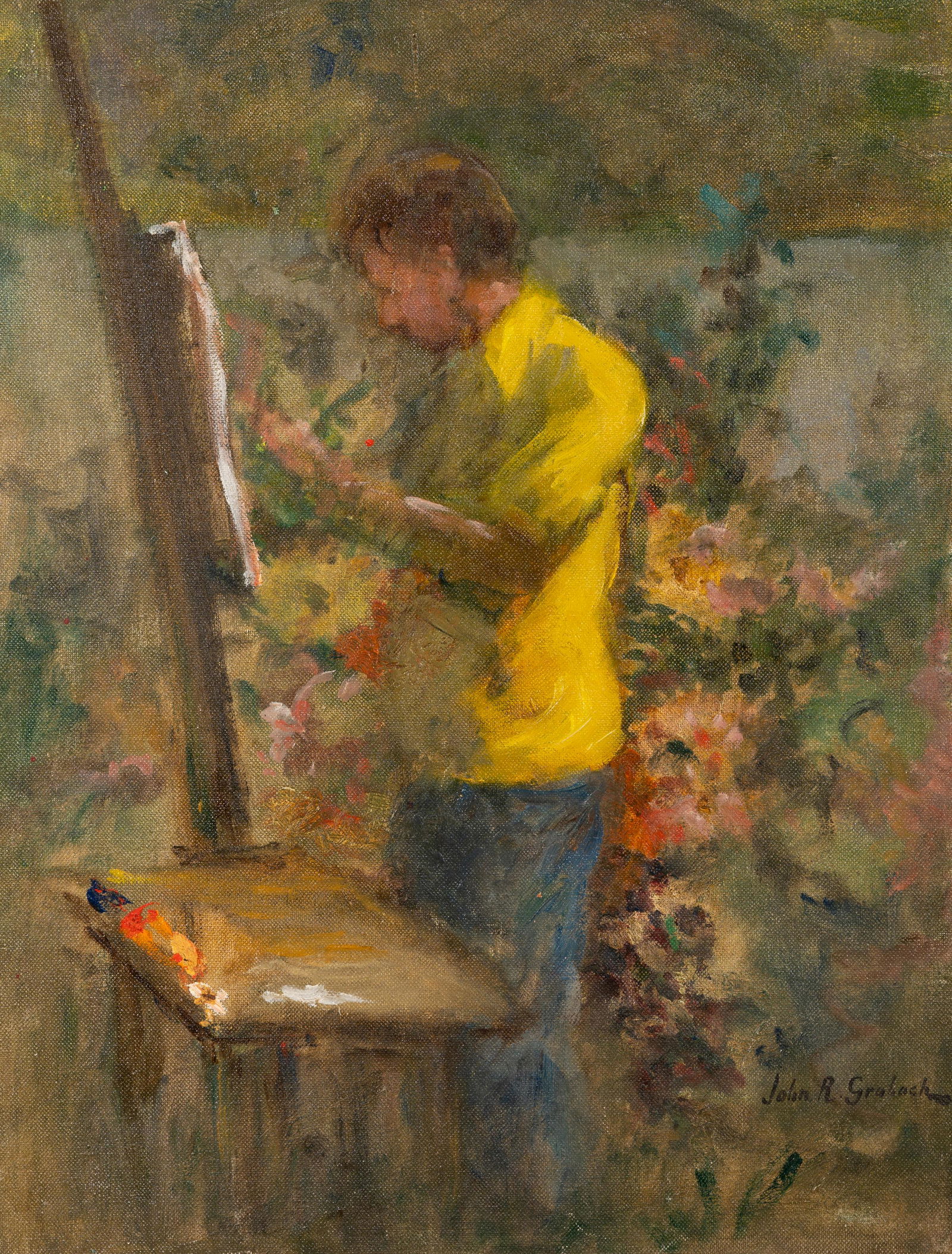 John R. Grabach (American, 1886-1981) At the Easel (1 of 6)