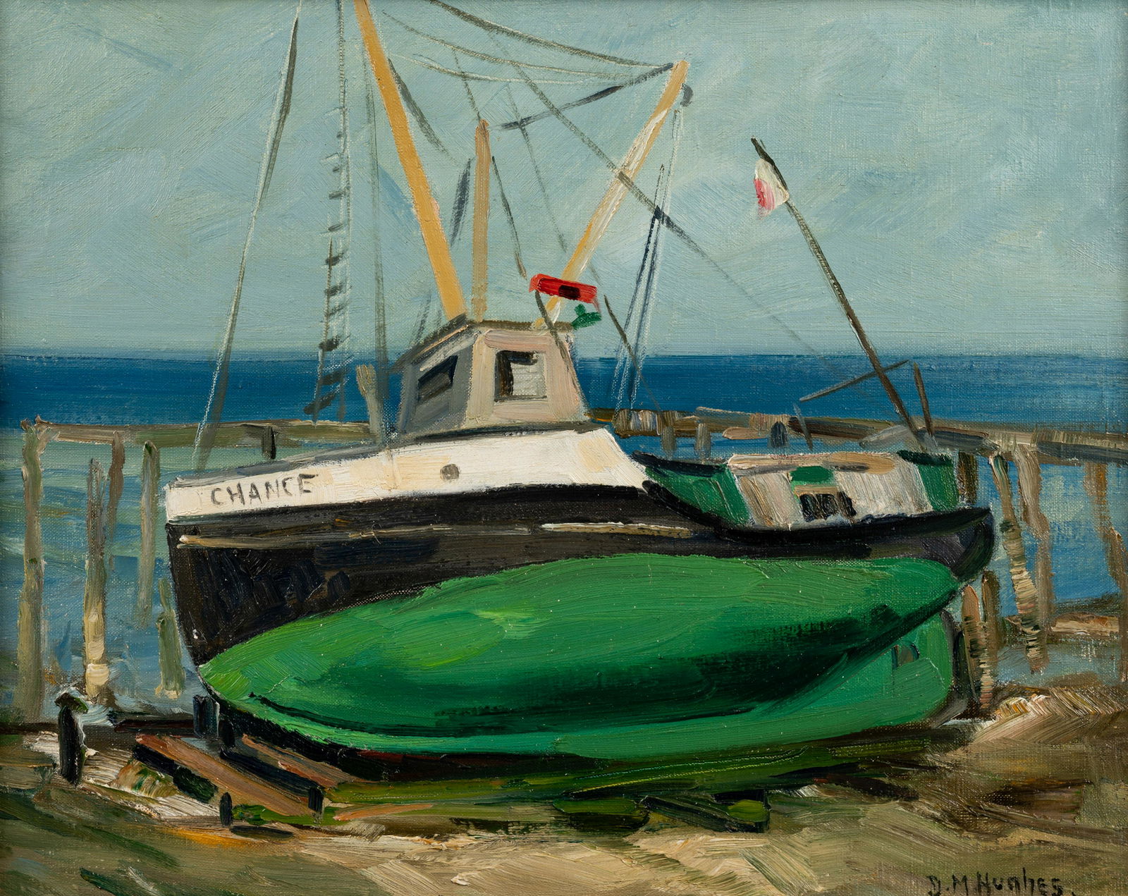 Daisy Marguerite Hughes (American, 1882-1968) The Boat "Chance" (1 of 6)