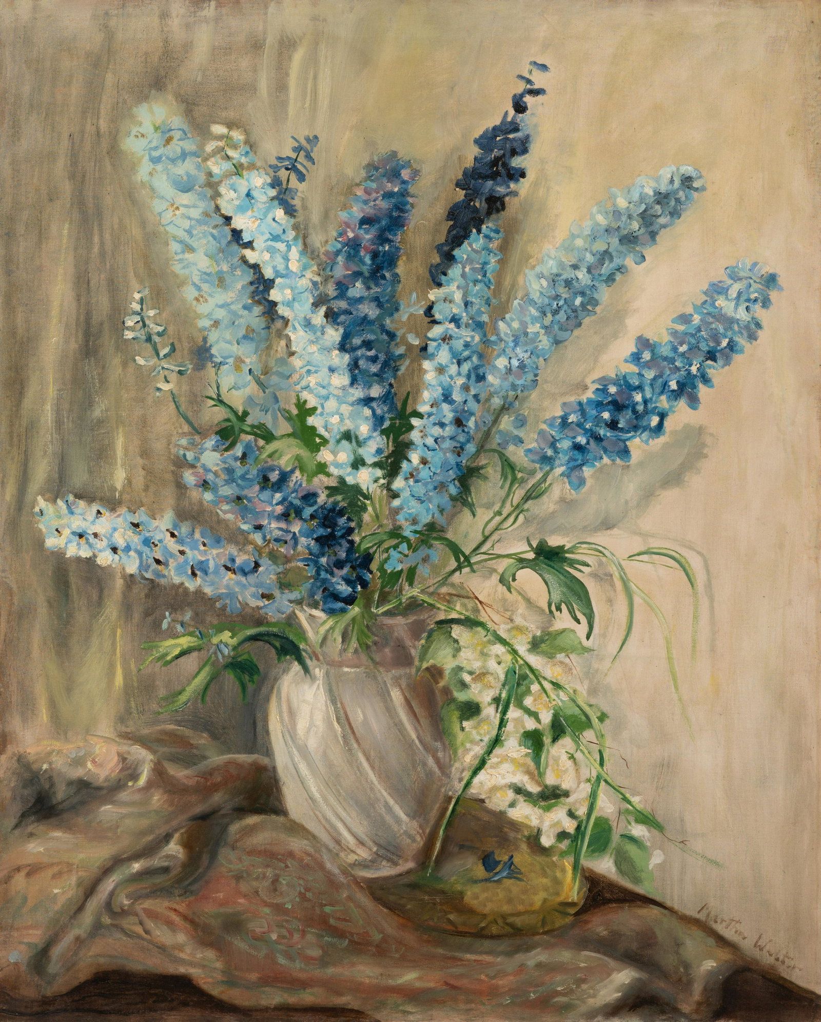 Martha Walter (American, 1875-1976) Bouquet of Gladioli on a Table (1 of 6)