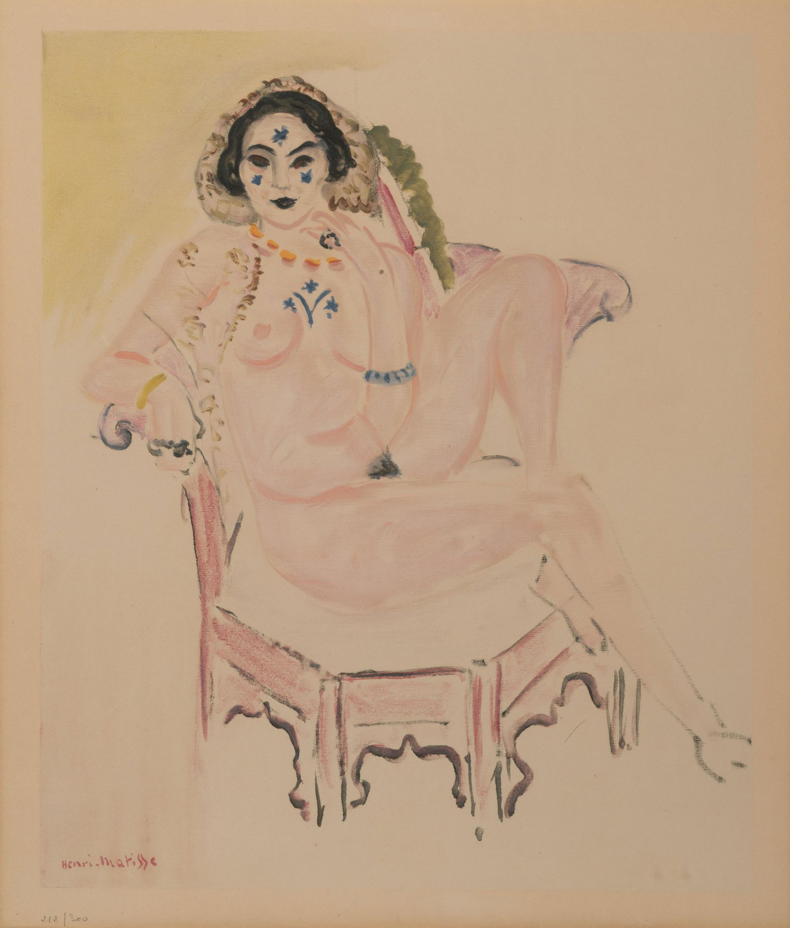 After Henri Matisse (French, 1869 - 1954) Nu (1 of 5)