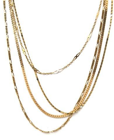 A Group of Yellow Gold Chains, 13.65 dwts.: A Group of Yellow Gold Chains, including two 18 karat and two 14 karat chains. 13.65 dwts.