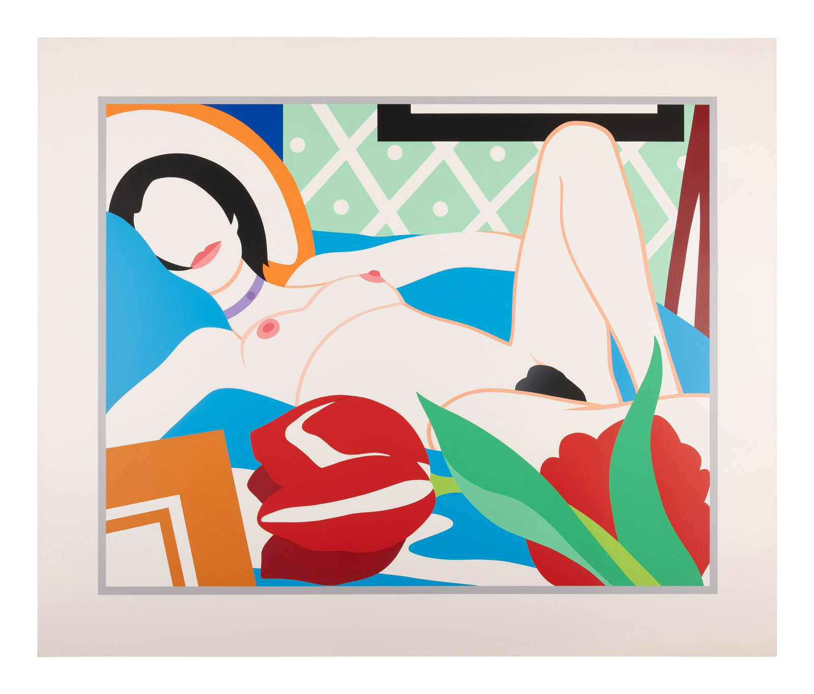 Tom Wesselmann (American, 1931-2004) Monica with Tulips, 1989 (1 of 3)