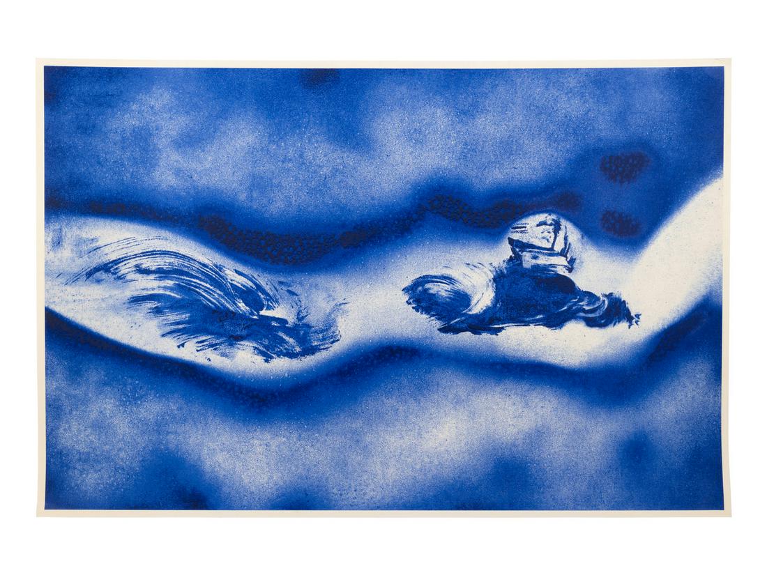 After Yves Klein (French, 1928-1962) A pair of prints (Anthropometrie ANT 83 and Anthropometrie ANT (1 of 3)
