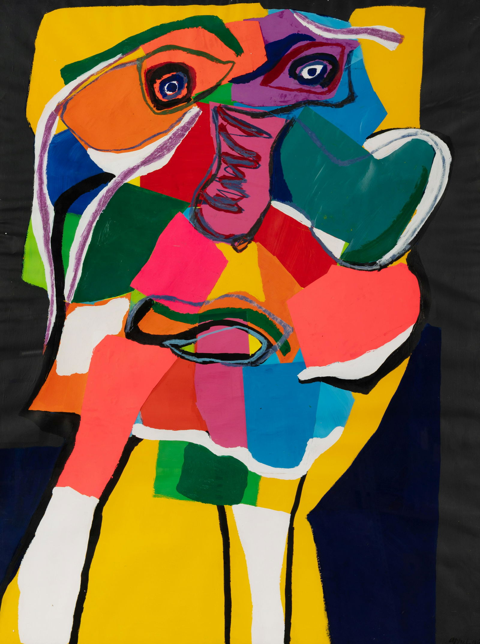 Karel Appel (Dutch, 1921-2006) Man and Woman, , 1968 (1 of 6)