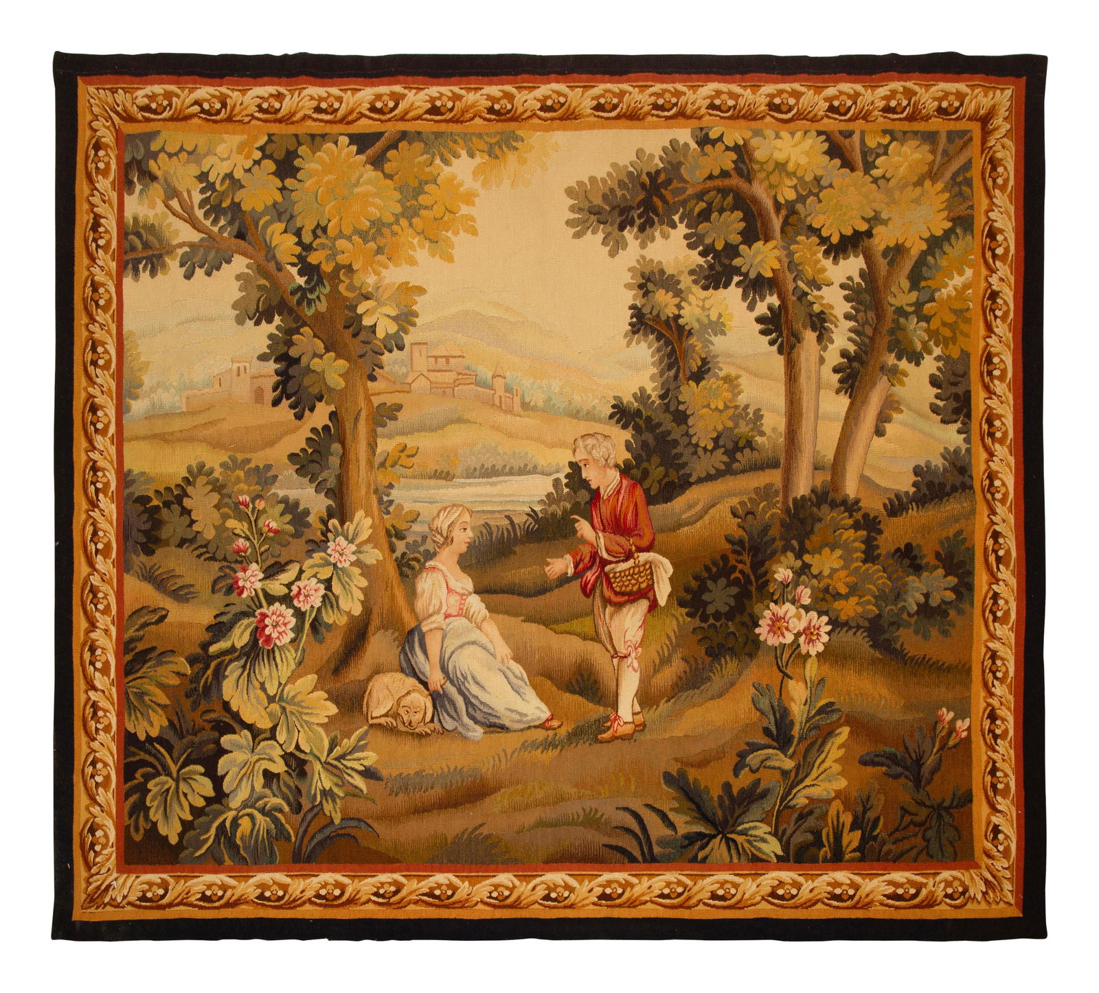 An Aubusson Wool Tapestry (1 of 3)