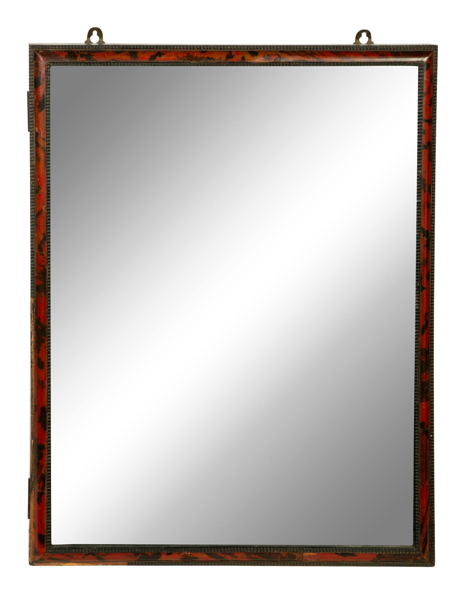 A Flemish Tortoise Shell-Framed Hanging Vitrine Height 25 1/2 x width 19 1/2 x depth 2 1/2 inches. (1 of 4)