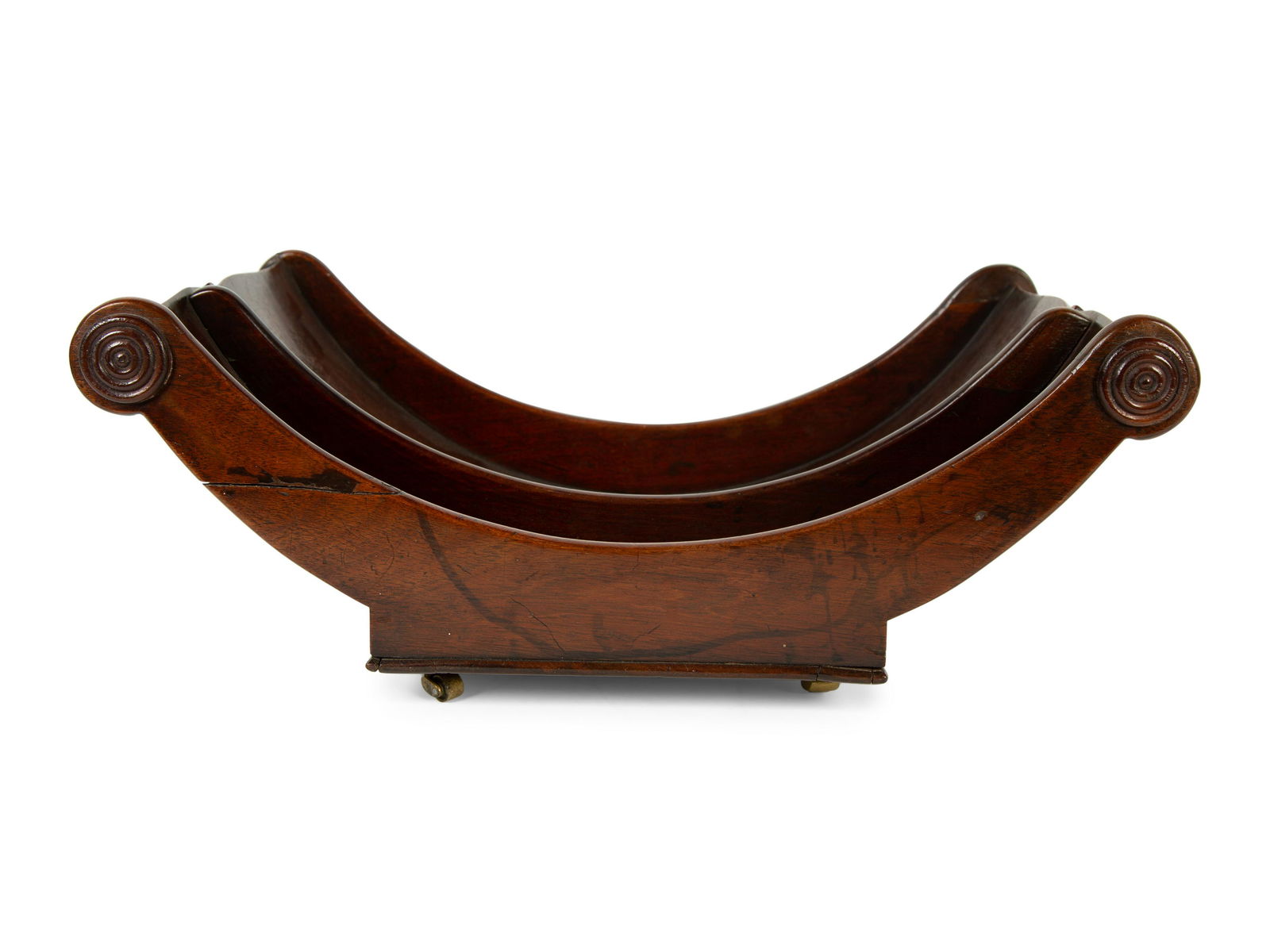An English Mahogany Cheese Server Height 6 1/2 x width 10 x depth 16 inches. (1 of 3)