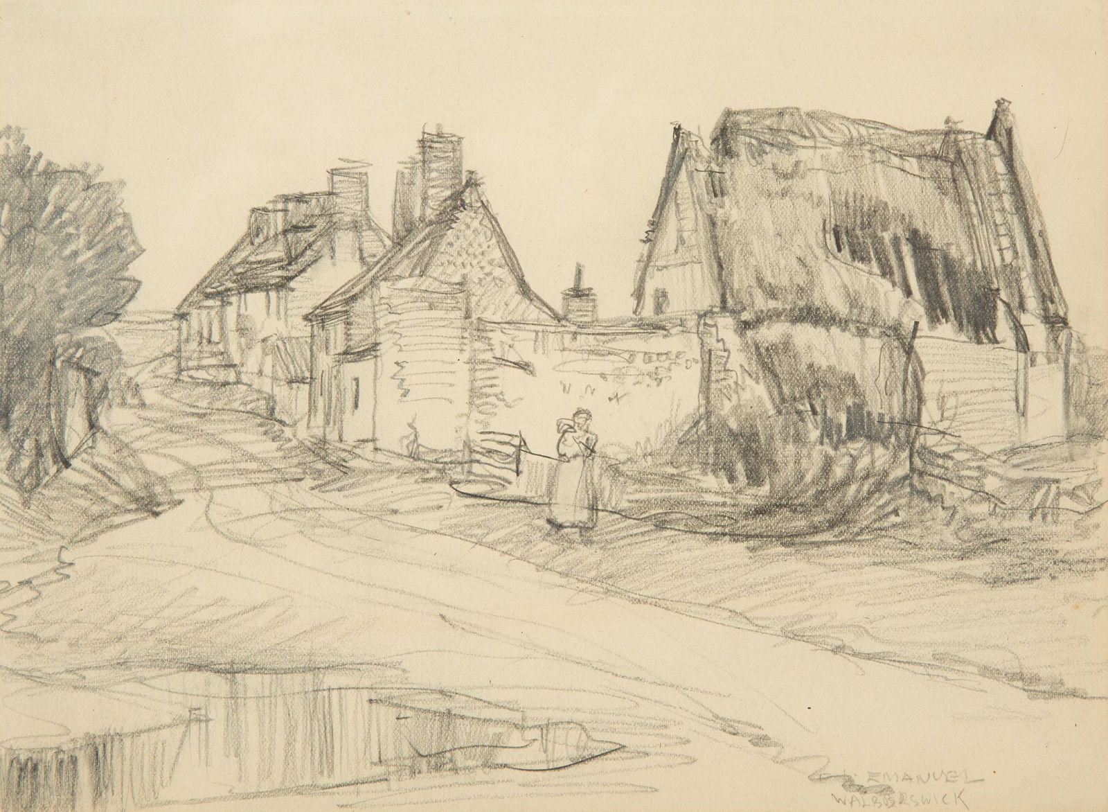 Frank Lewis Emmanuel and John Varley (British, 1866-1948 and 1778-1842) At Walberswick, Suffolk, (1 of 6)