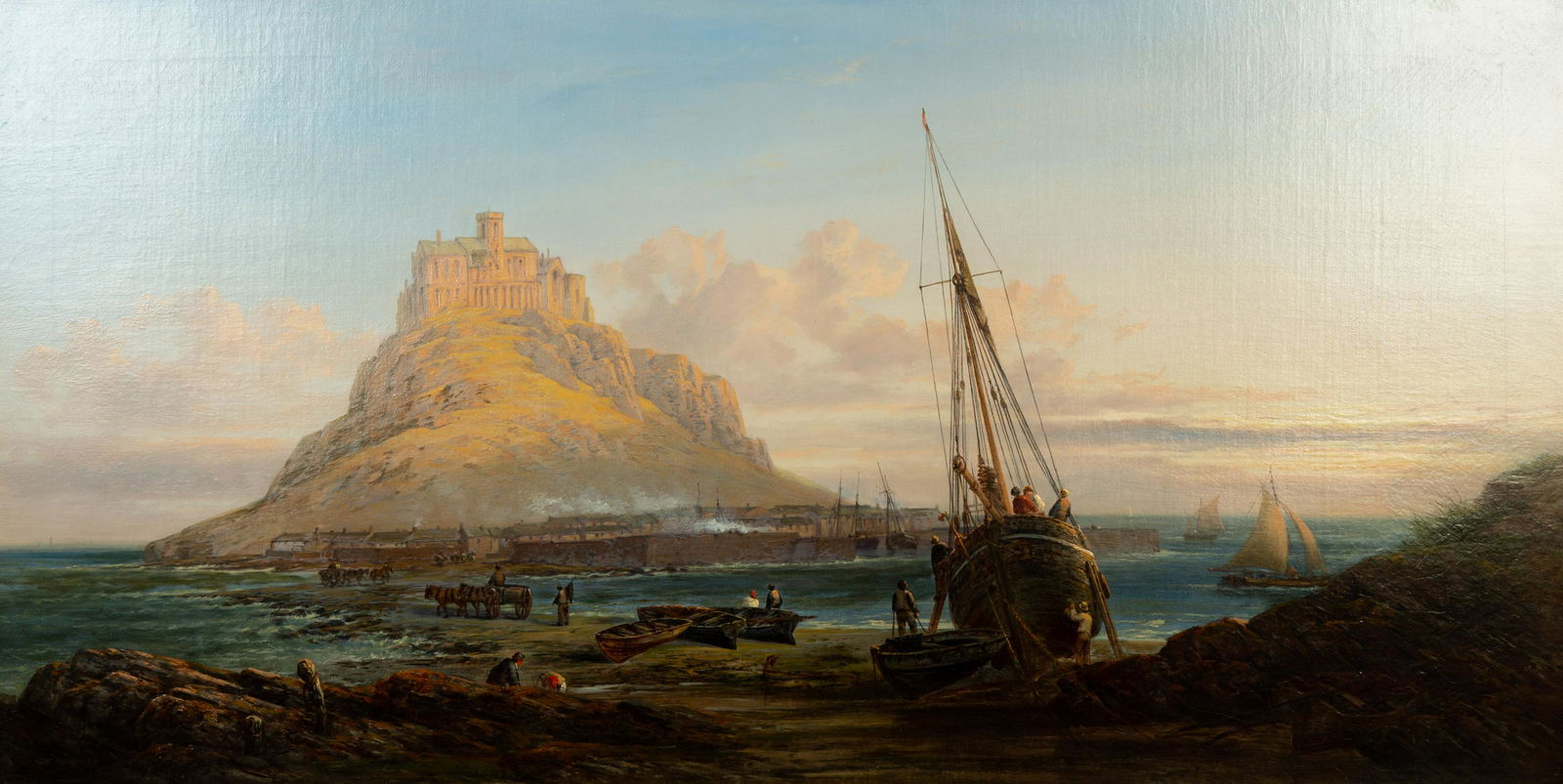 Artist Unknown (19th Century) Boat Along the Shore (1 of 4)