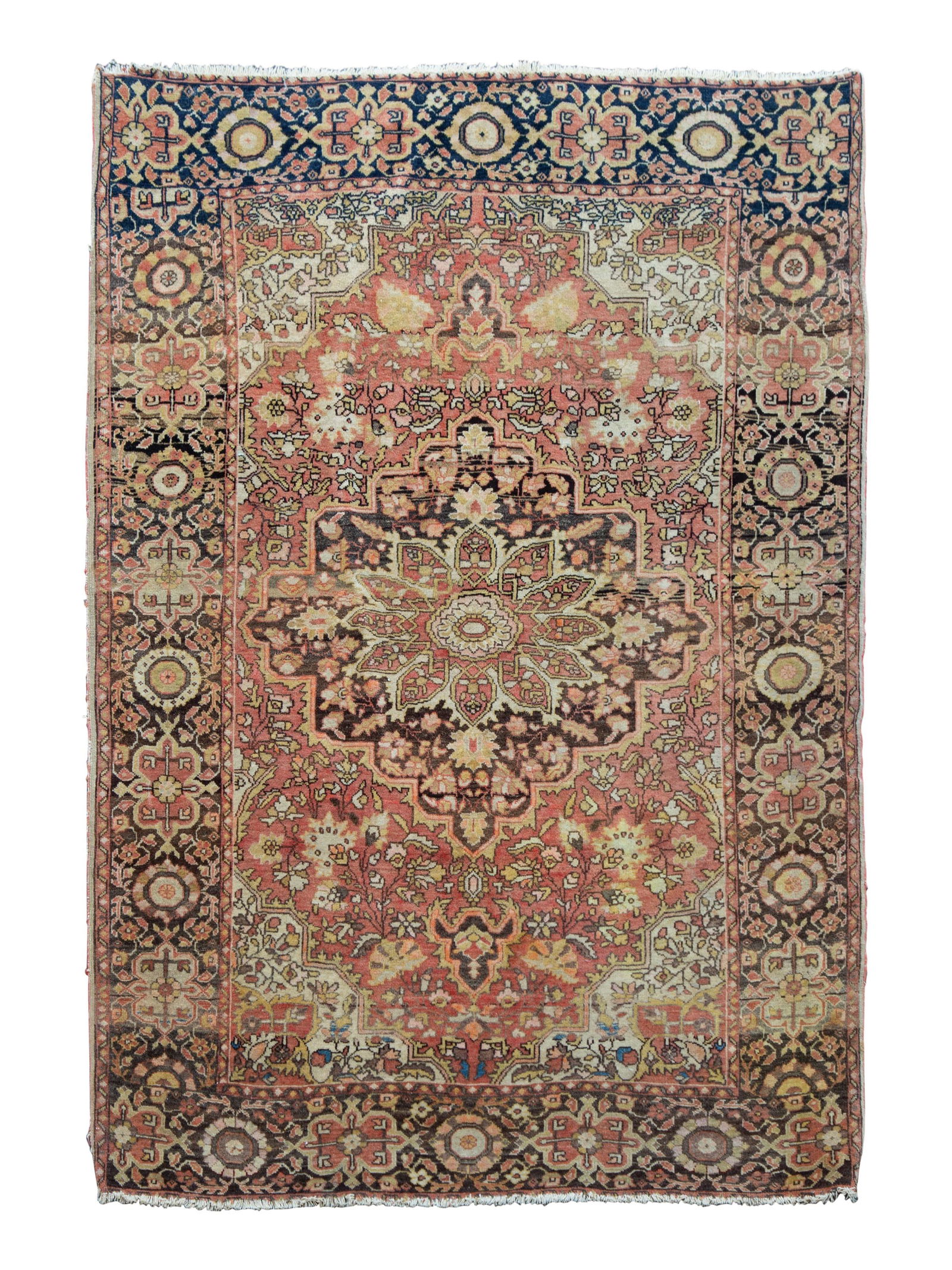 A Tabriz Wool Rug 4 feet 9 inches x 3 feet 5 inches. (1 of 1)