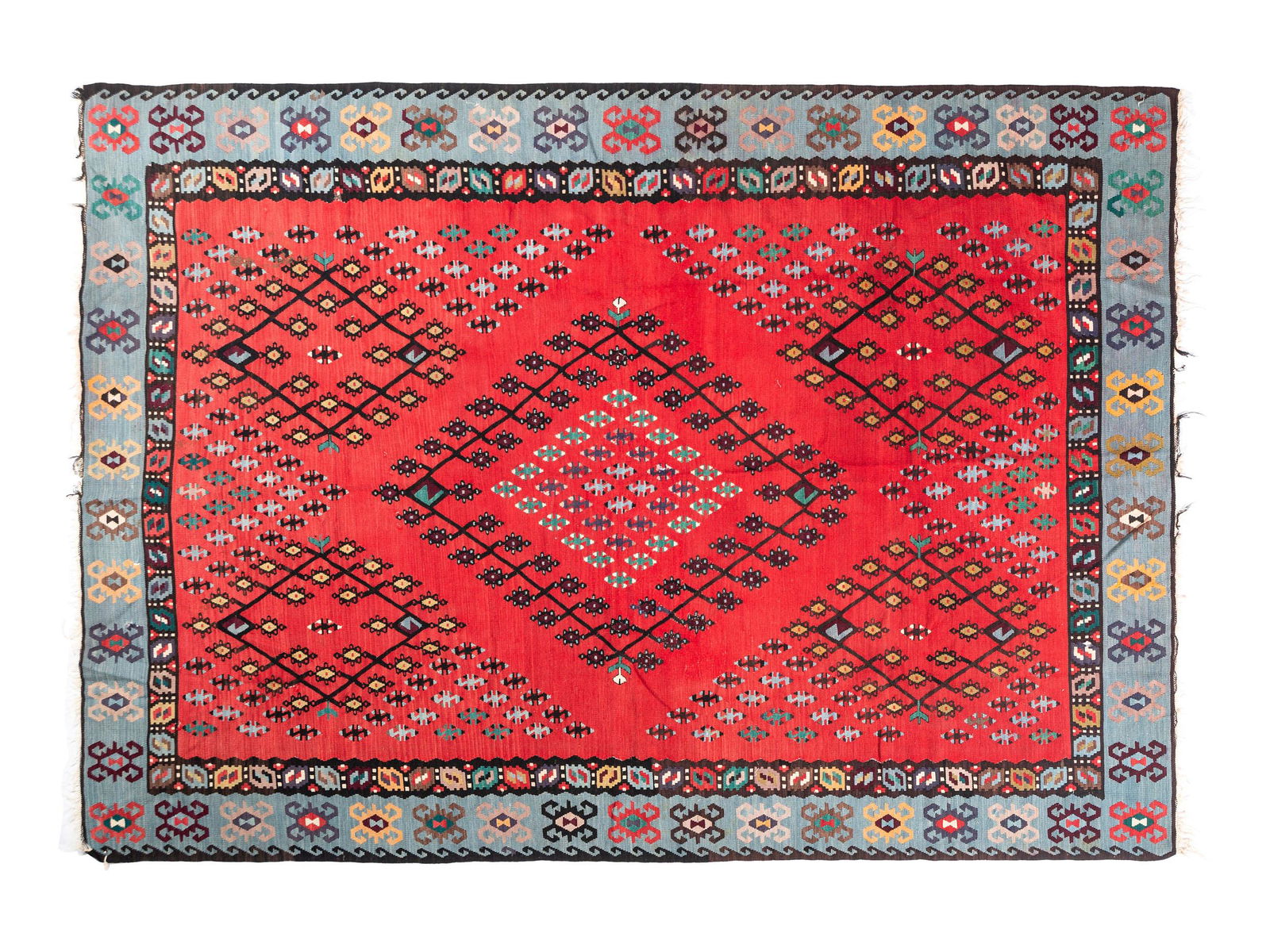 A Serbian-Turkish Wool Rug   (1 of 1)