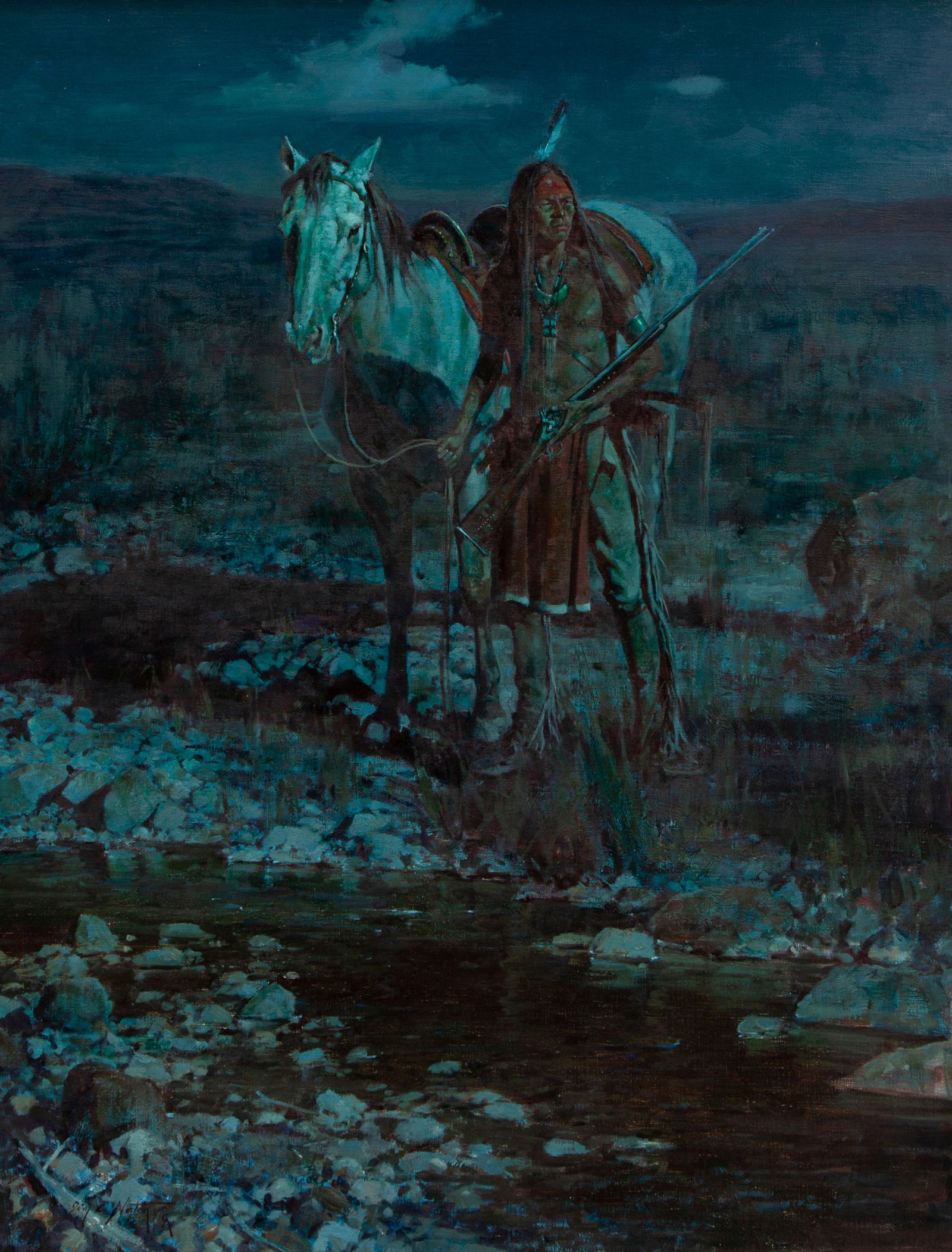 Jim Norton (American, b. 1953)  In the Moonlight , 2004 (1 of 5)