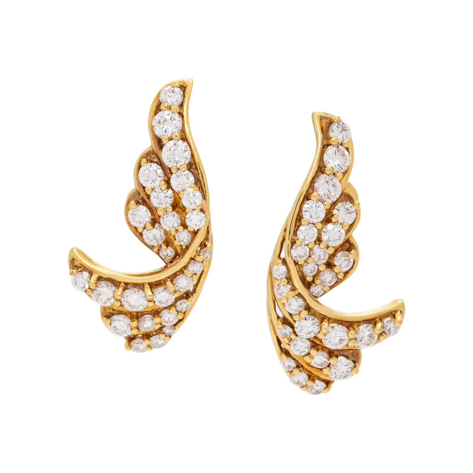 DIAMOND EARCLIPS   (1 of 2)