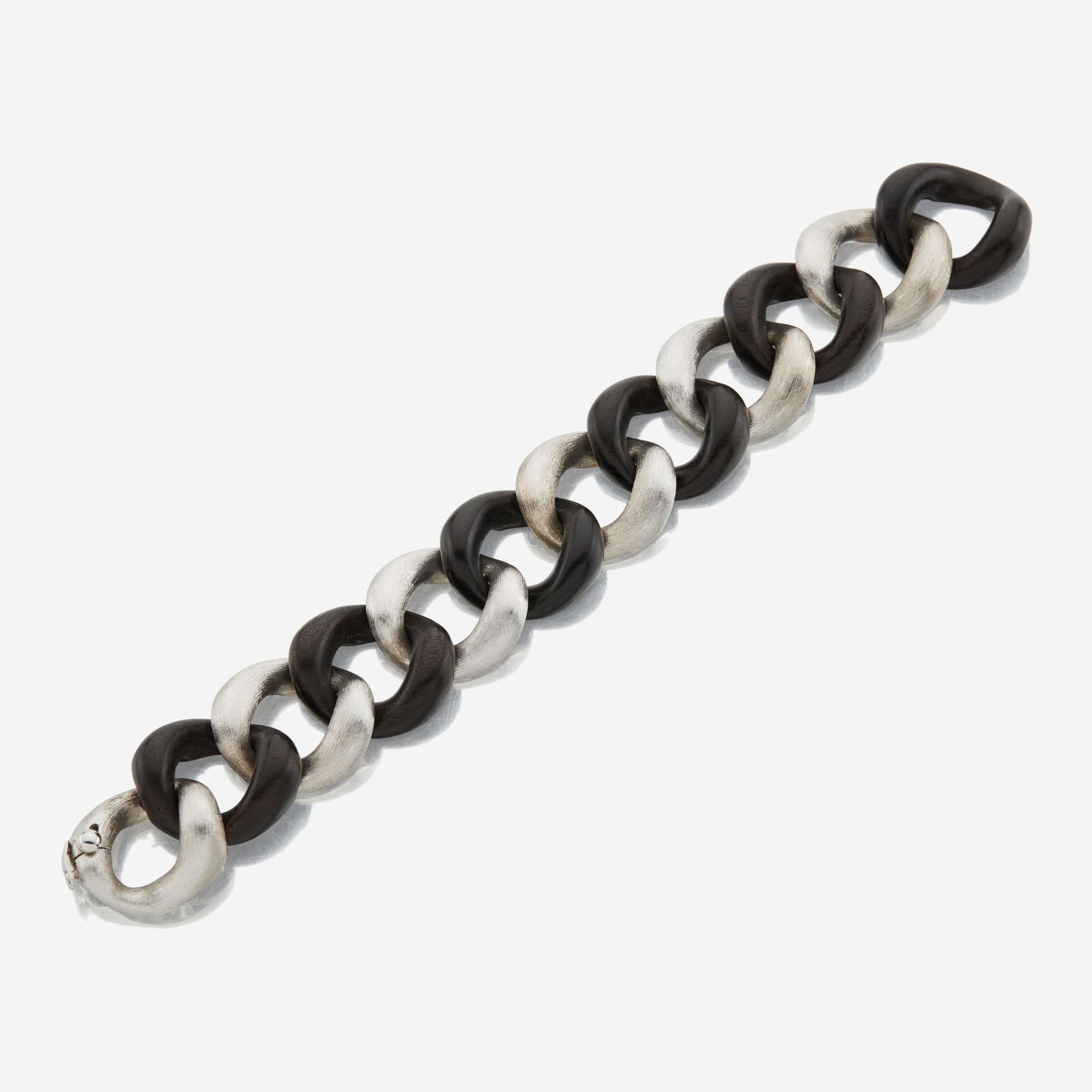 A gold and ebony bracelet, Seaman Schepps Classic Large Links (1 of 2)