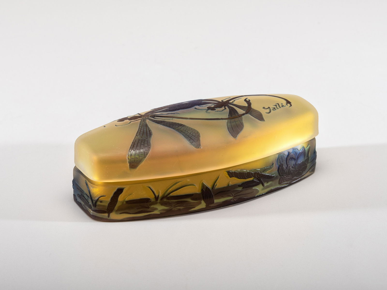 Emile Galle (French, 1846-1904) Dragonfly Box (1 of 5)