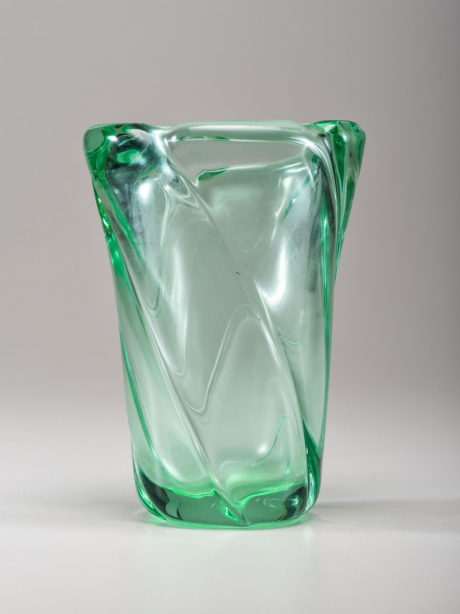 Daum French, Early 20th Century Vase: Daum French, Early 20th Century Vase signed 'Daum/Nancy, France' to foot H 9 3/4 inches. Property from the Estate of a Renowned Art Dealer, New York City, New York