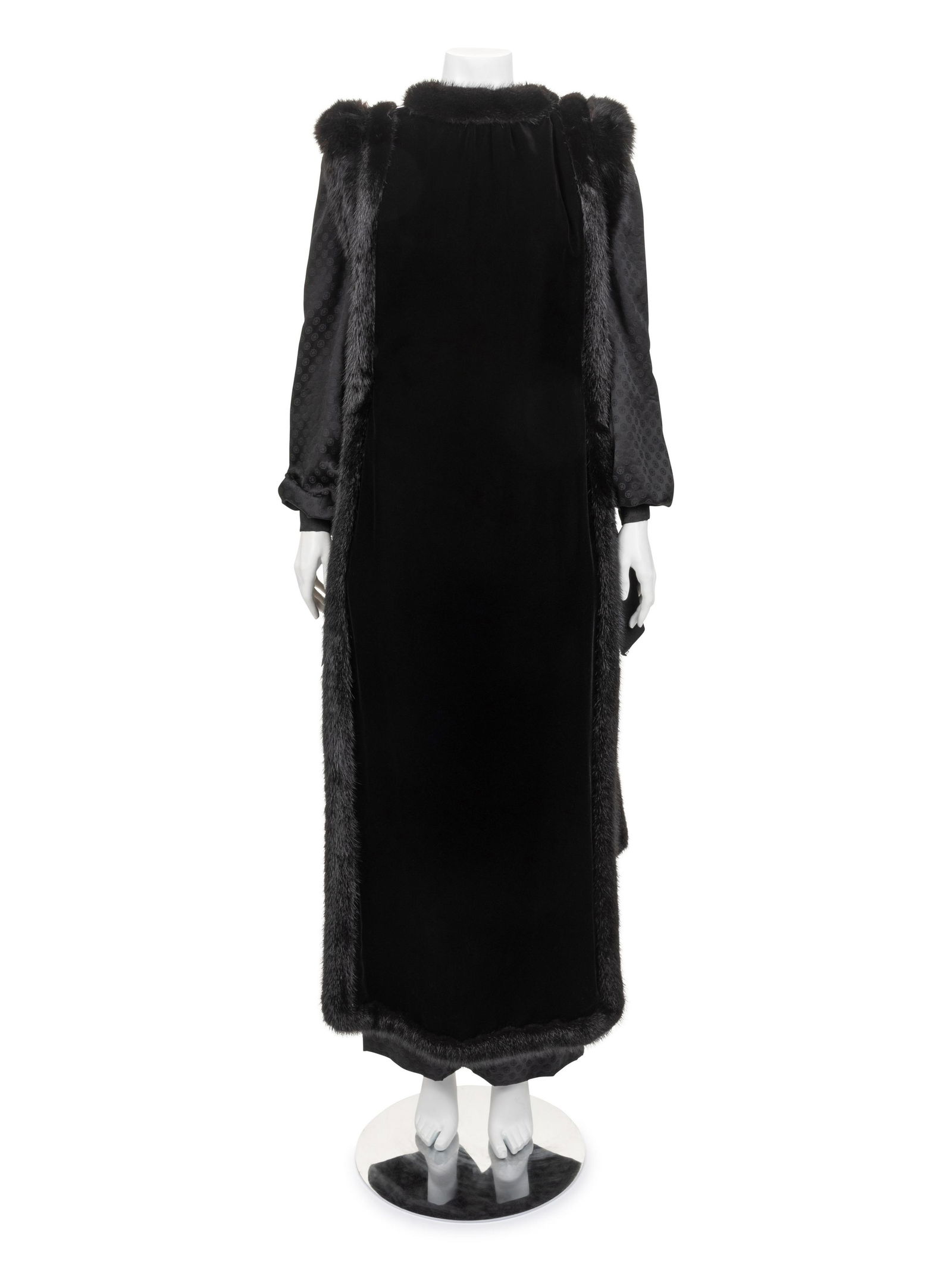 Givenchy Haute Couture Three-Piece Set with Blouse, Pants, and Tabard, 1977 (1 of 6)