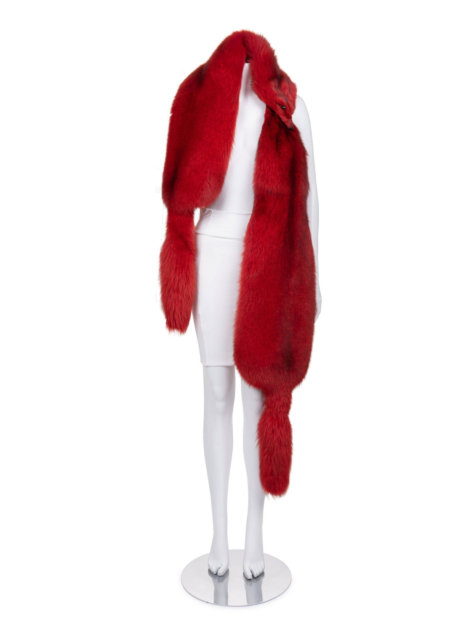 Unlabeled Fox Fur Stole, 1980-2000s (1 of 5)