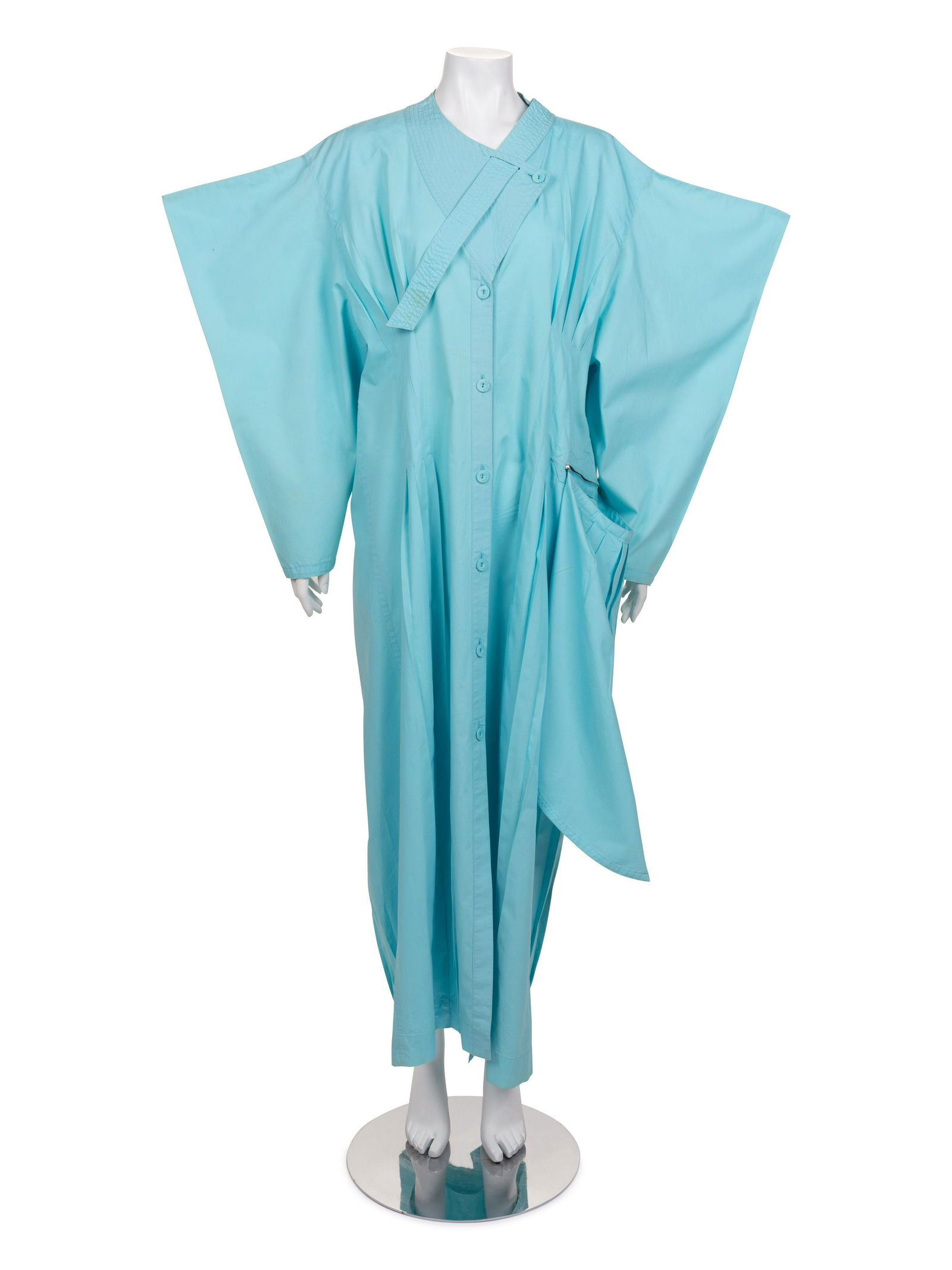 Kansai Yamamoto Pleated Shirt Dress, 1970-80s (1 of 7)