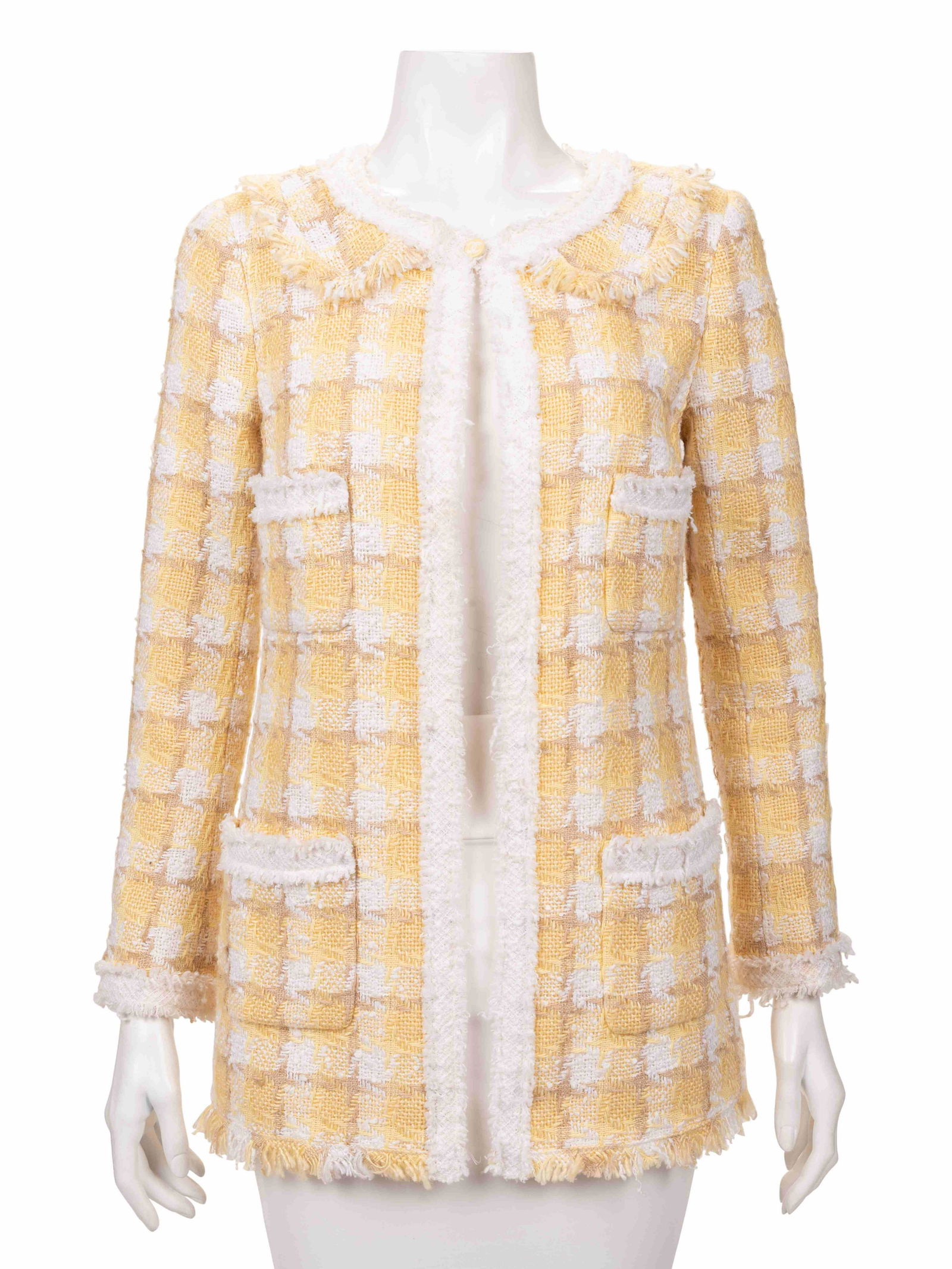 Chanel Wool Plaid Tweed Jacket, 1990-2000s (1 of 5)