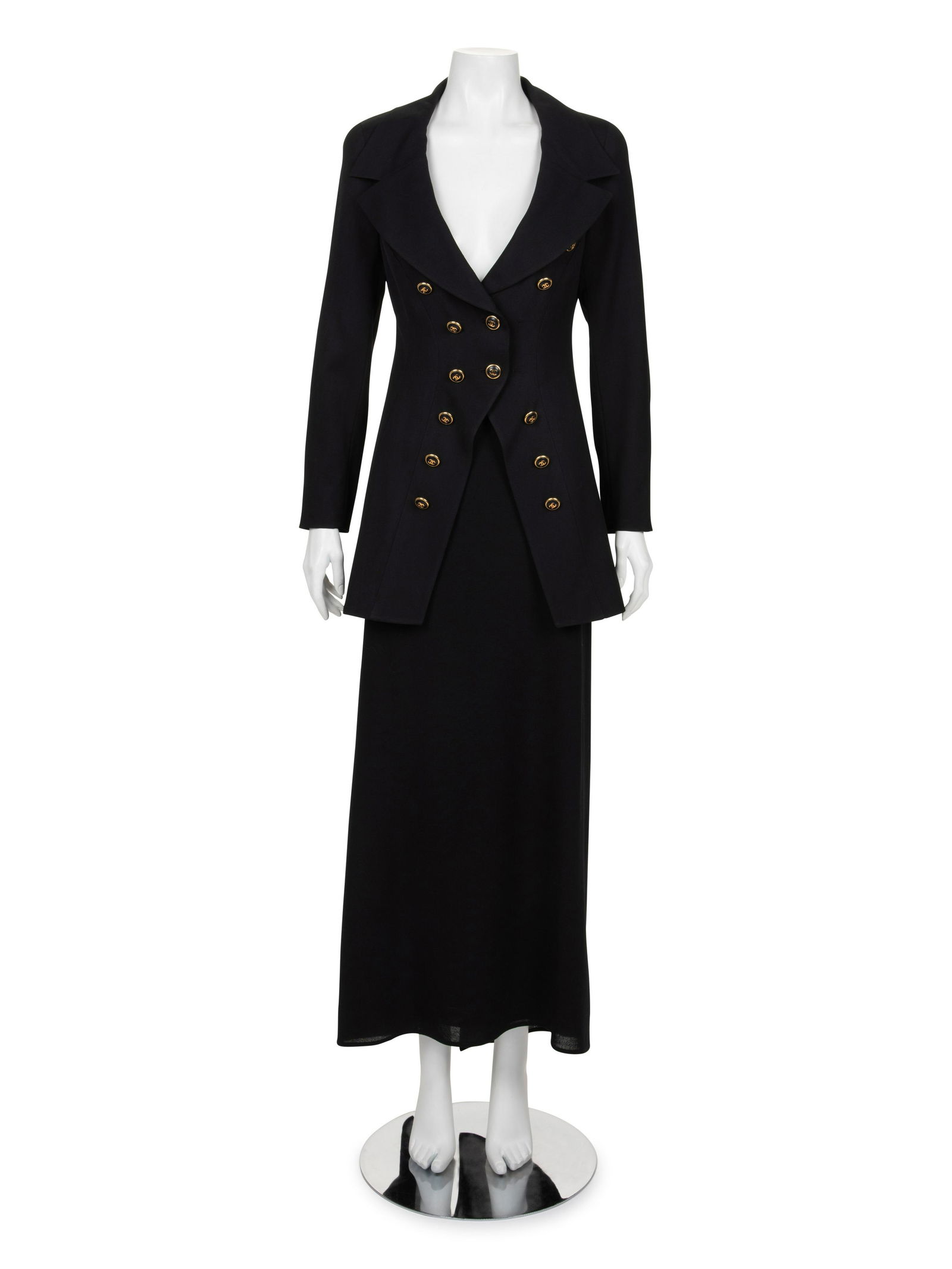 Chanel Two-Piece Wool Skirt Ensemble, Spring 1993-Fall 1998 (1 of 5)