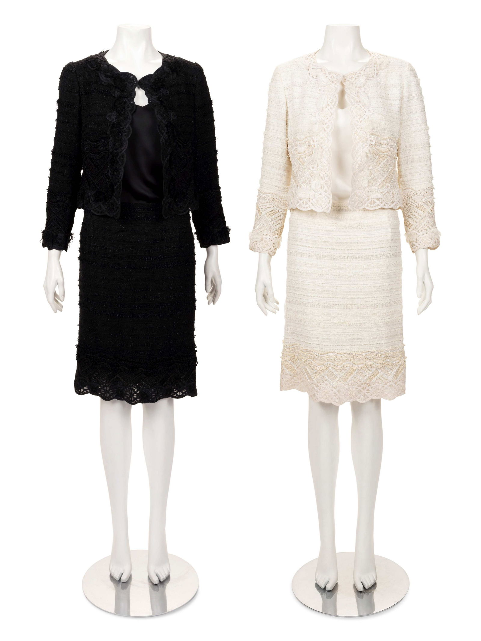 Two Oscar de la Renta Two-Piece Skirt Suits, Summer 2010 (1 of 6)