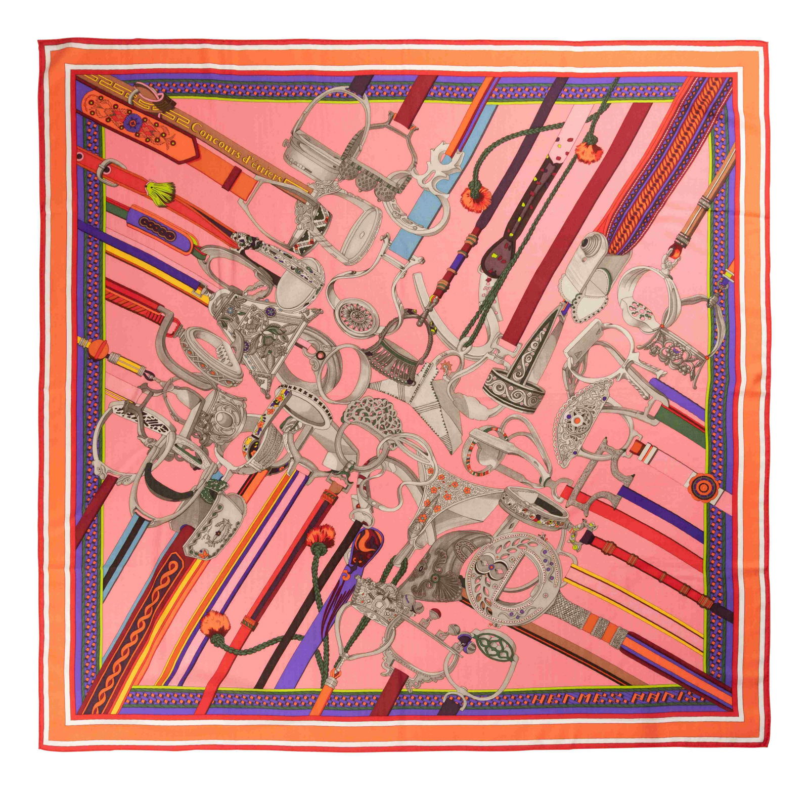 Hermes 140cm Cashmere/Silk Scarf (1 of 9)