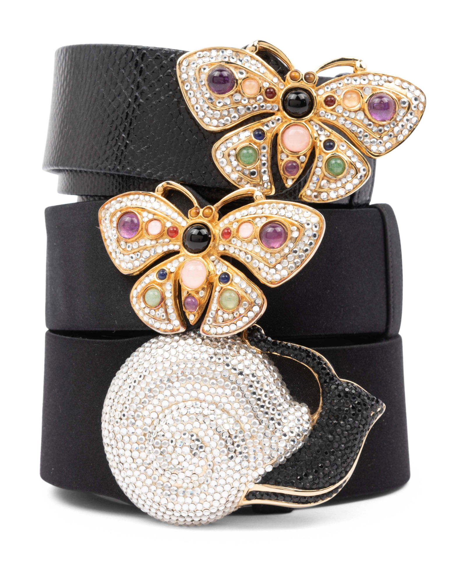 Three Judith Leiber Adjustable Belts, 1980-1990s (1 of 3)