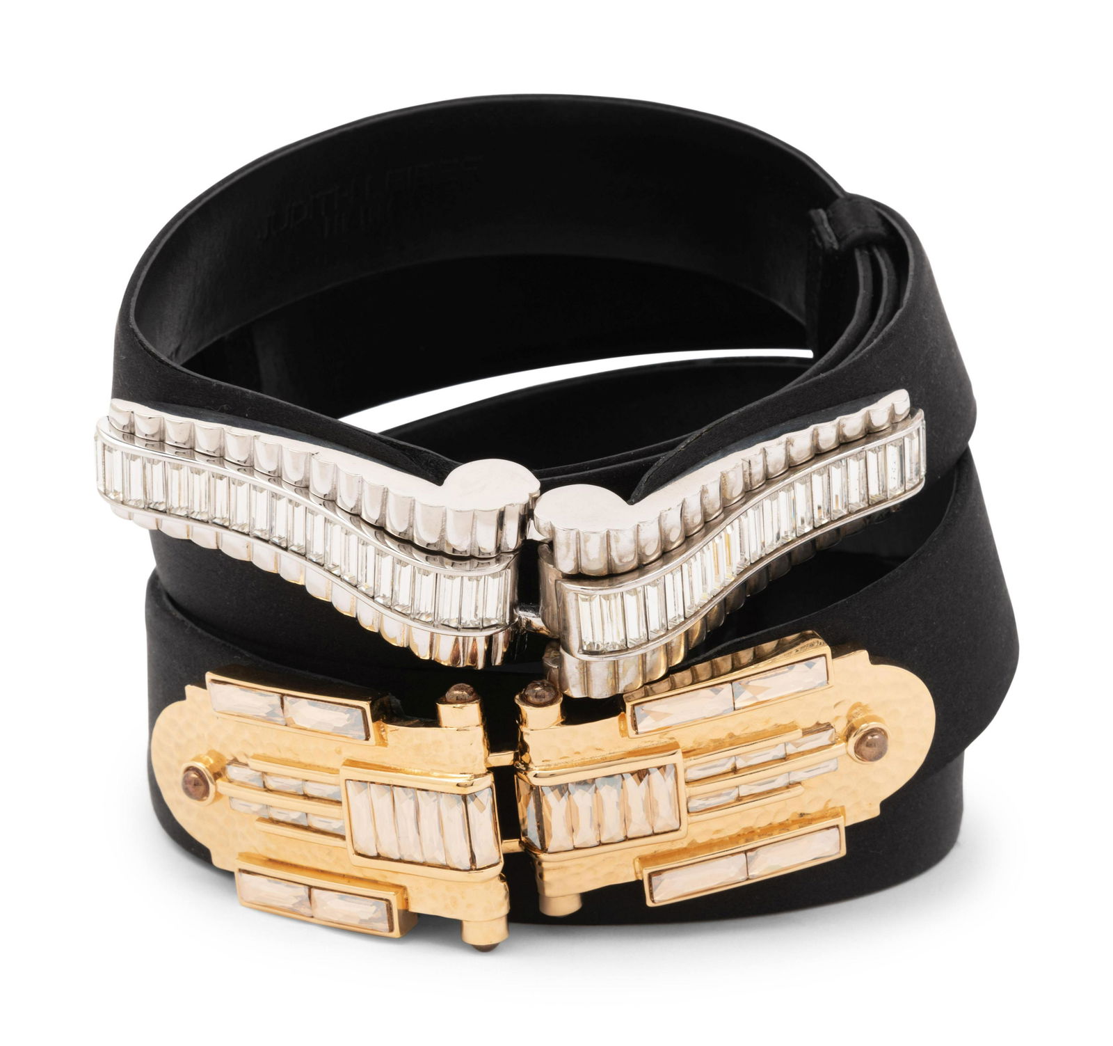 Two Judith Leiber Art Deco Style Belts, 1980-90s (1 of 3)