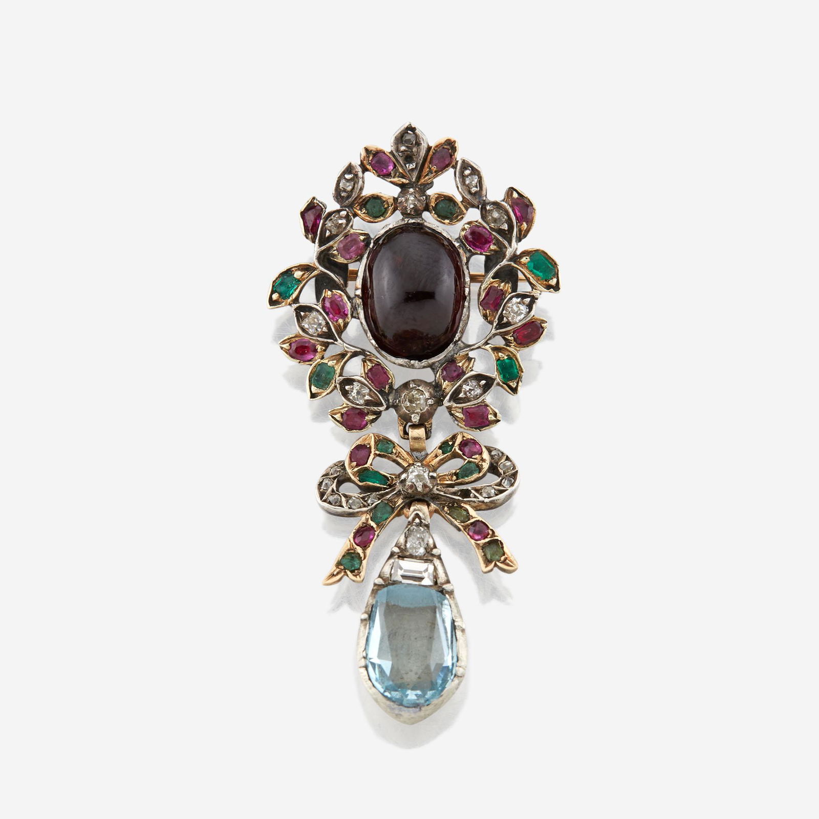A diamond and gem-set brooch (1 of 2)