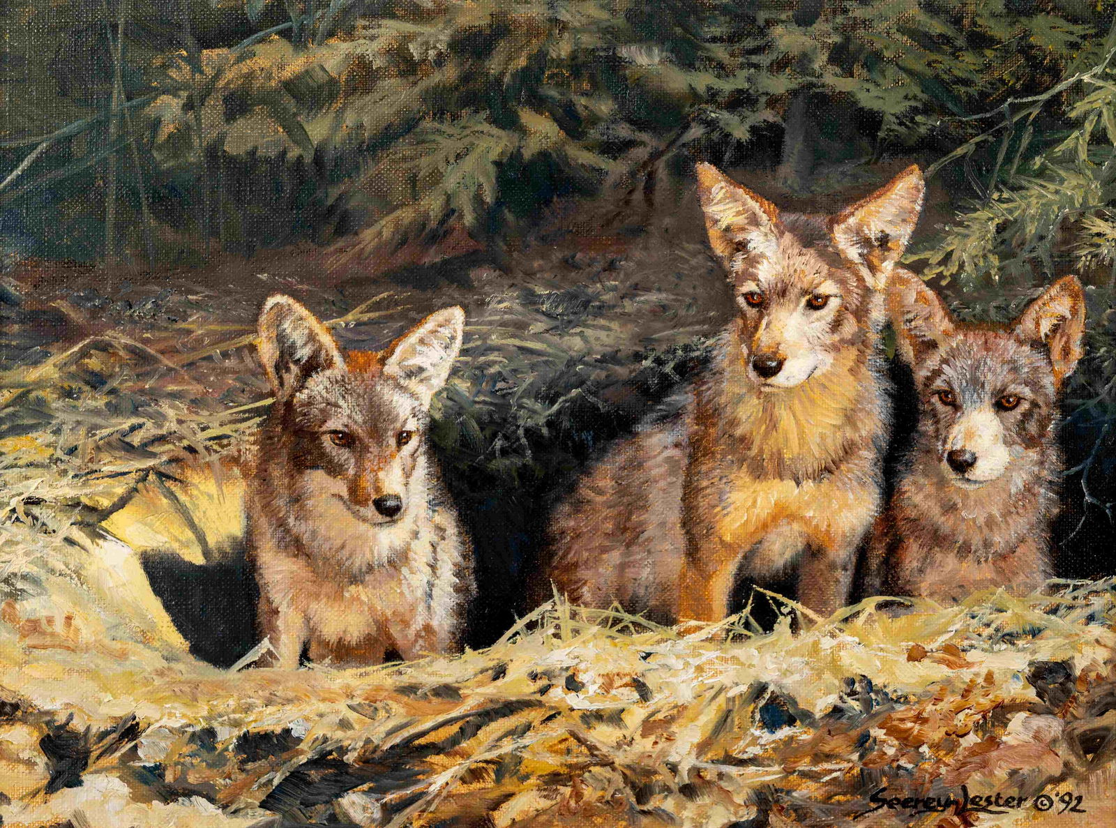 John Seerey-Lester (American, b. 1946) Waiting at the Den, 1992 (1 of 4)