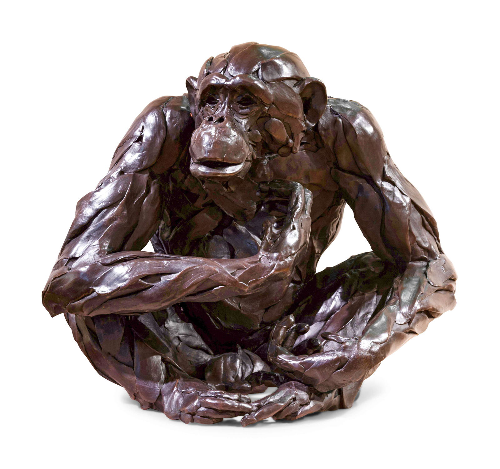 Bart Walter (American, b. 1958) The Observer, fromThe Gathering, edition 2/3, 1998: Bart Walter (American, b. 1958) The Observer, fromThe Gathering, edition 2/3, 1998 bronze signed Bart Walter and numbered (base) height 25 1/2 x width 30 1/2 x depth 18 inches