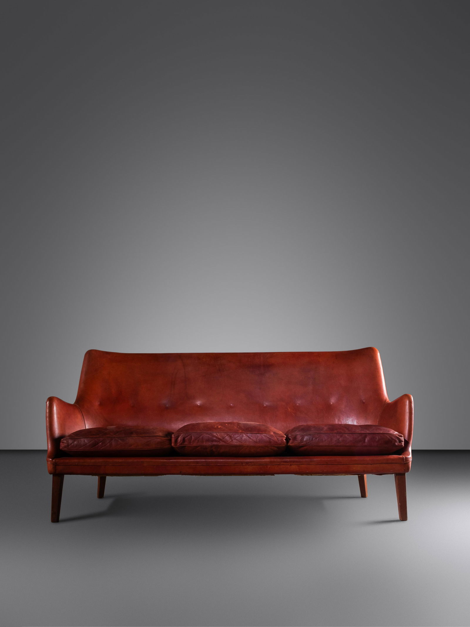 Arne Vodder (1926-2009) Sofa, c. 1953 Ivan Schlechter, Denmark (1 of 3)