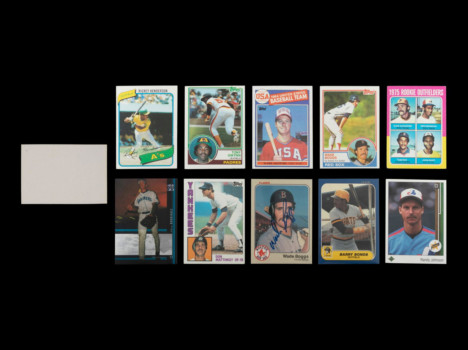 A Group of Eleven Hall of Fame and Notable Rookie Baseball Cards, (1 of 2)