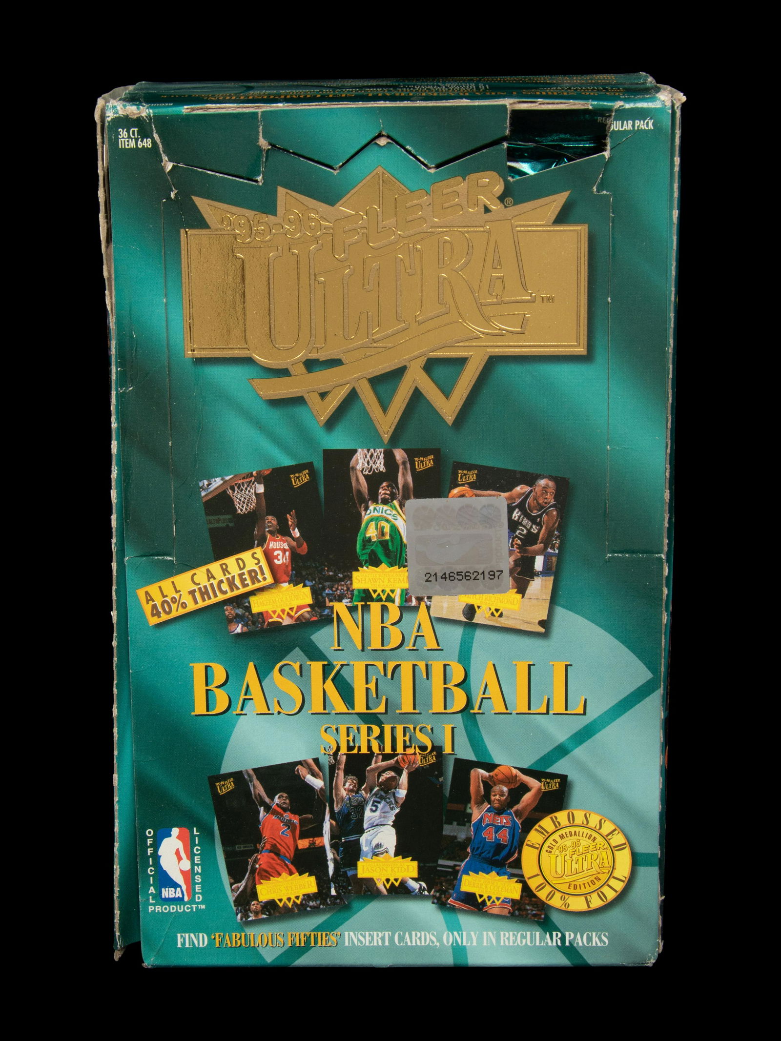 A Retail Box of 1995-96 Fleer Ultra Series One Basketball Cards (1 of 3)