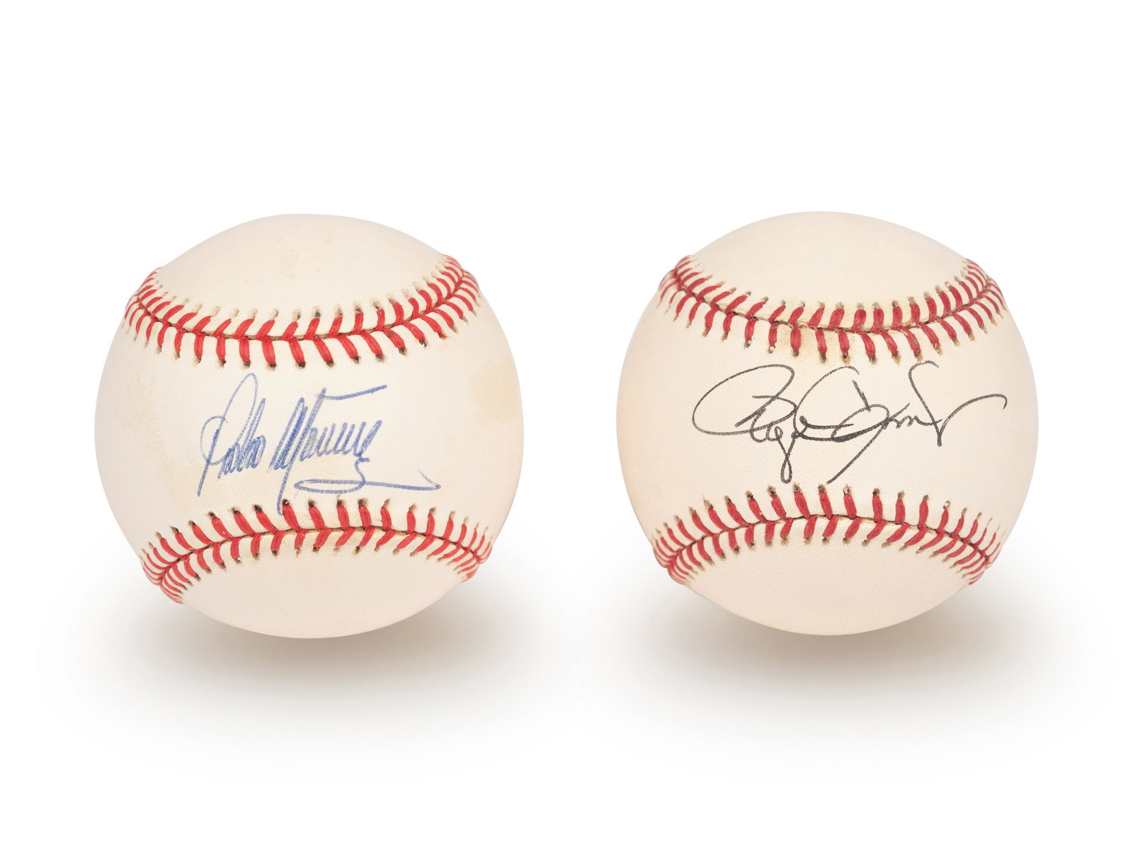 A Group of Boston Red Sox Roger Clemens and Pedro Martinez Signed Autograph Baseballs (Beckett (1 of 4)