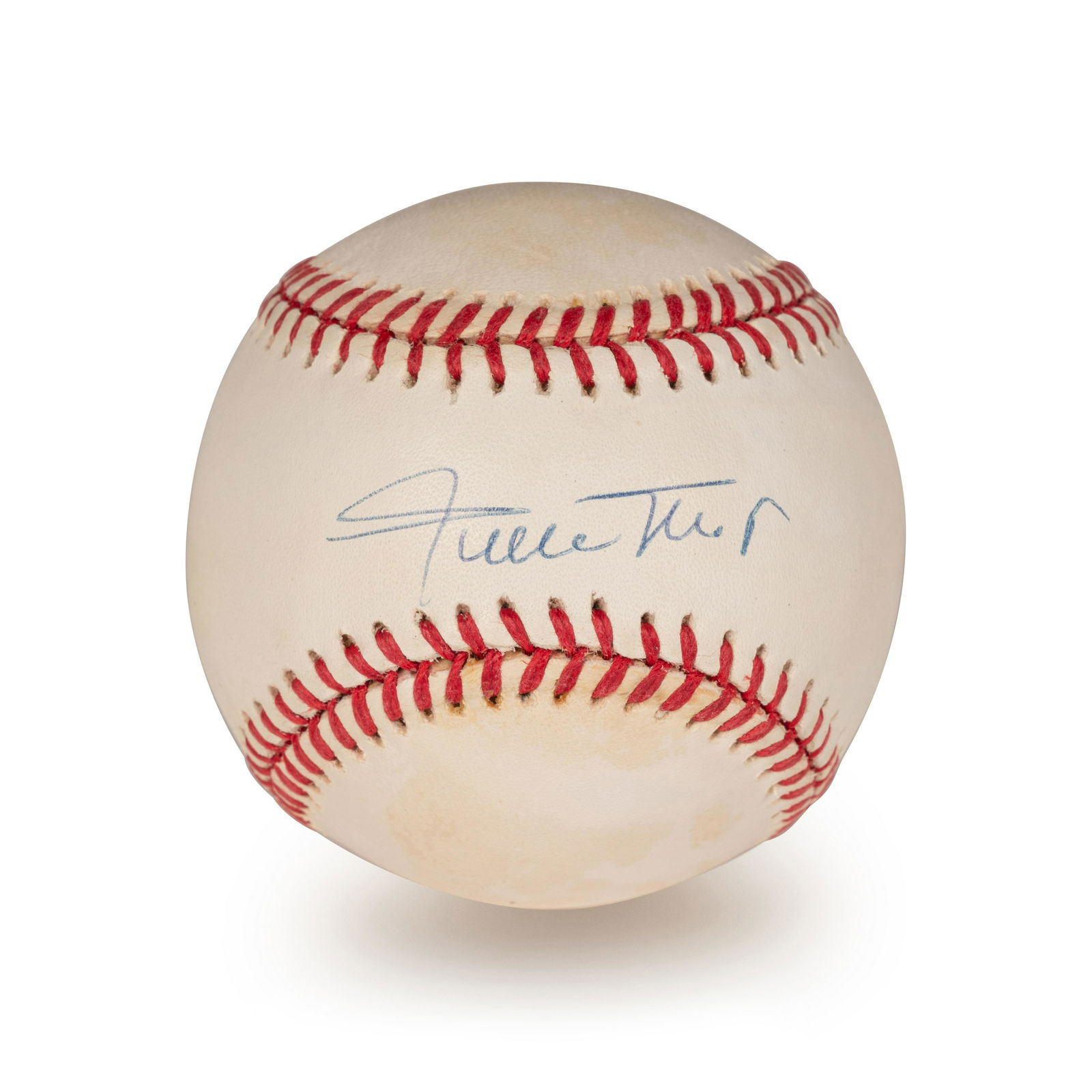 A Willie Mays Signed Autograph Baseball (Beckett Authentication Services Letter BAS Certified), (1 of 3)