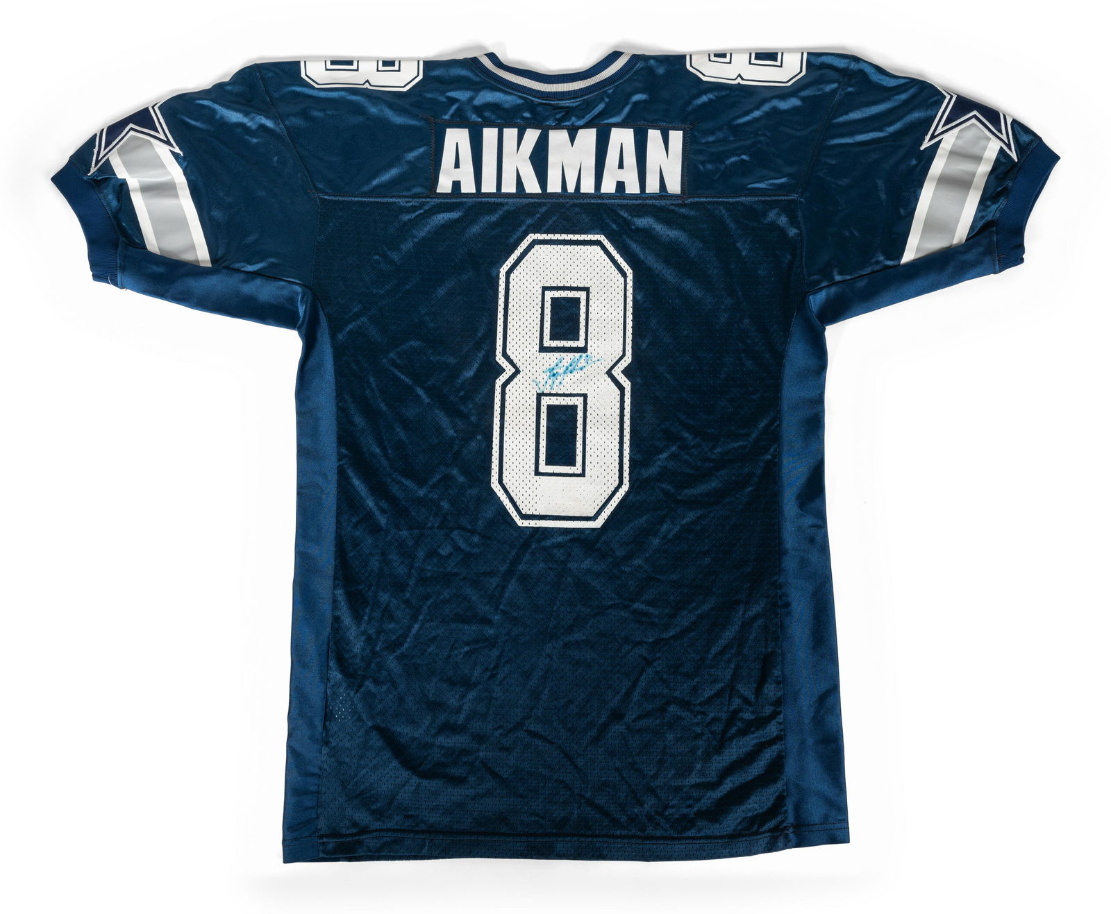 A Troy Aikman Signed Autograph Dallas Cowboys Football Jersey (Beckett Authentication Services BAS (1 of 3)