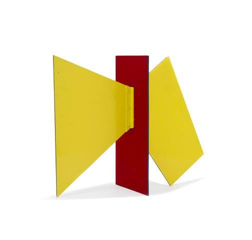 Lyman Kipp, (American, b. 1929), Colonel, 1980: Lyman Kipp (American, b. 1929) Colonel, 1980 painted aluminum inscribed Kipp and dated (lower edge) Height: 11 1/2 inches. Property from the Collection of Irma Ecksel, Nashville, Tenn