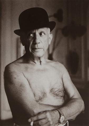 Jacques Henri Lartigue, (French, 1894-1986), Pablo: Jacques Henri Lartigue (French, 1894-1986) Pablo Picasso a Cannes gelatin silver print Jacques Henri Lartigue Portfolio print 10/13 9 x 6 1/2 inches. Property from the Estate of Tom G. and Mary Jane