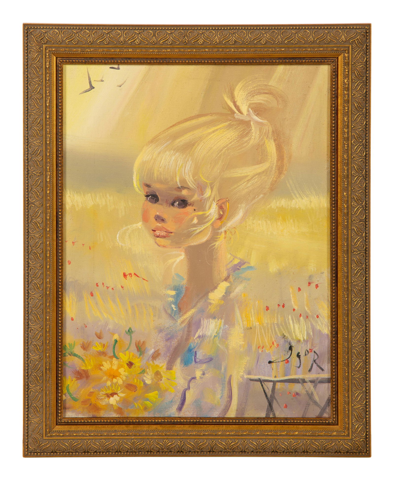 Igor Pantuhoff (Russian/American, 1911-1972) A Portrait of a Blonde Girl (1 of 8)